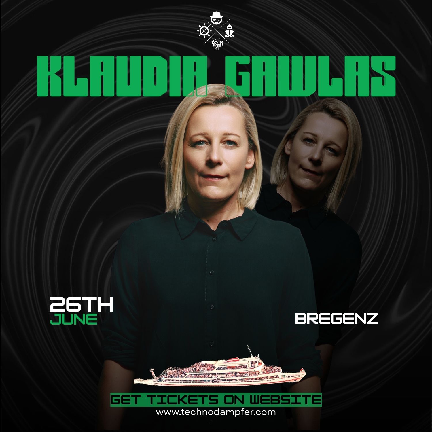 Techno Dampfer Bregenz with Klaudia Gawlas