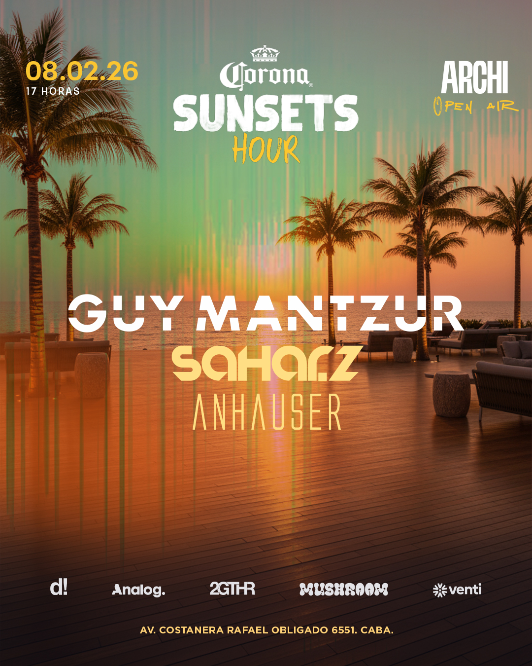 Guy Mantzur + Sahar Z [CORONA SUNSETS] - by 2GTHR, ARCHI CLUB COSTANERA