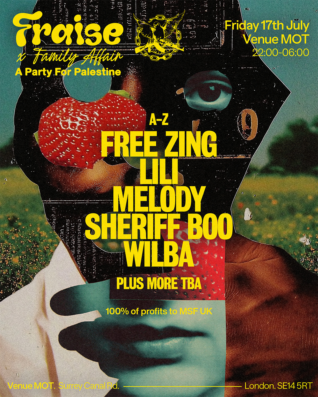 Fraise x Family Affair Summer Fundraiser Party