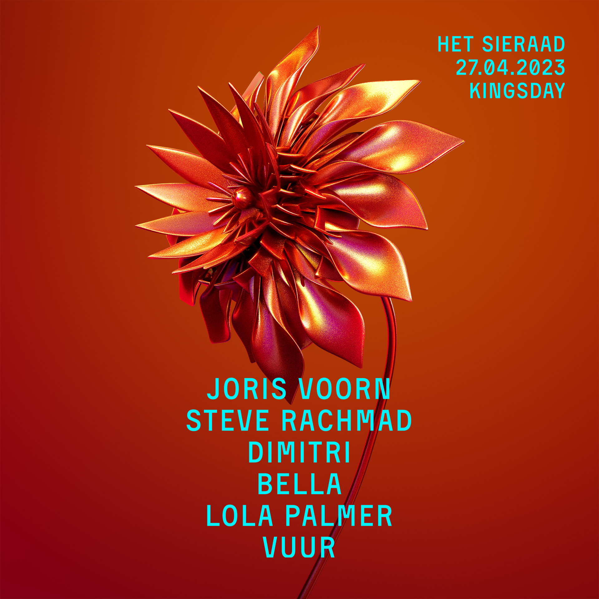 【SISANDI】Side Opened Classic night dance Kingsday Indoor Festival with Joris Voorn - Steve Rachmad