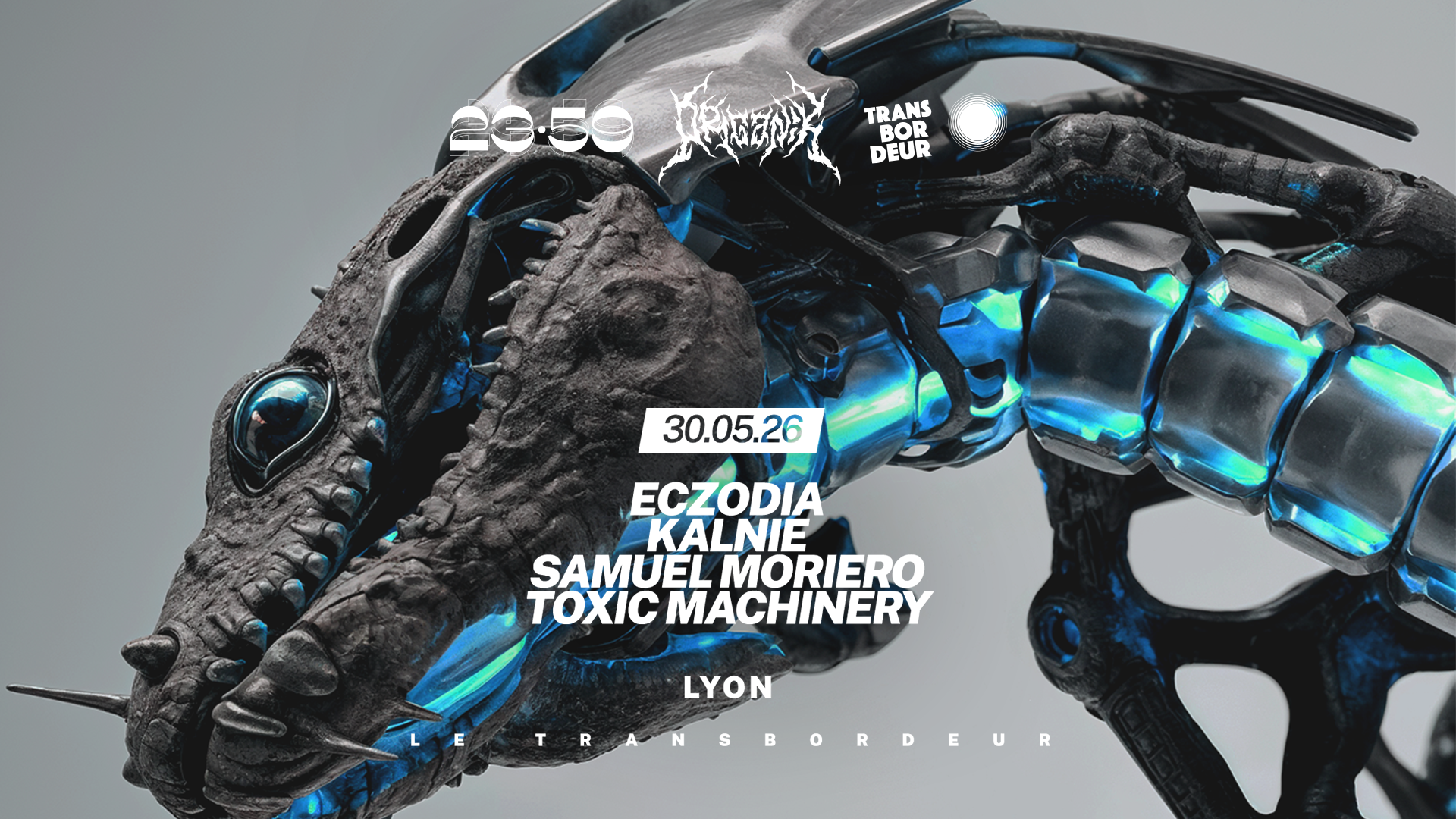 23:59 x ORGANIK: ECZODIA, KALNIE, SAMUEL MORIERO, TOXIC MACHINERY