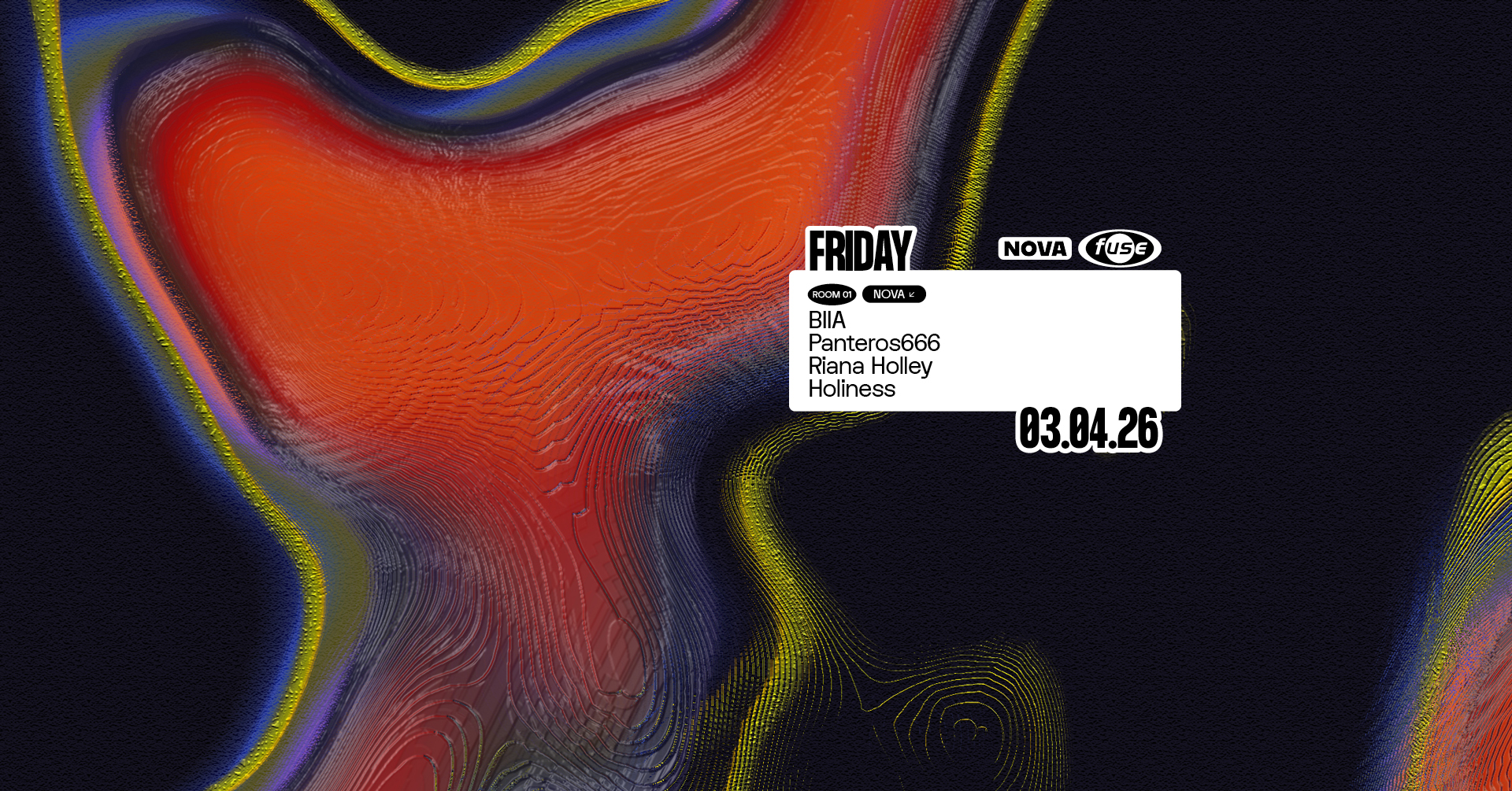 Fuse presents: NOVA with BIIA & Panteros666