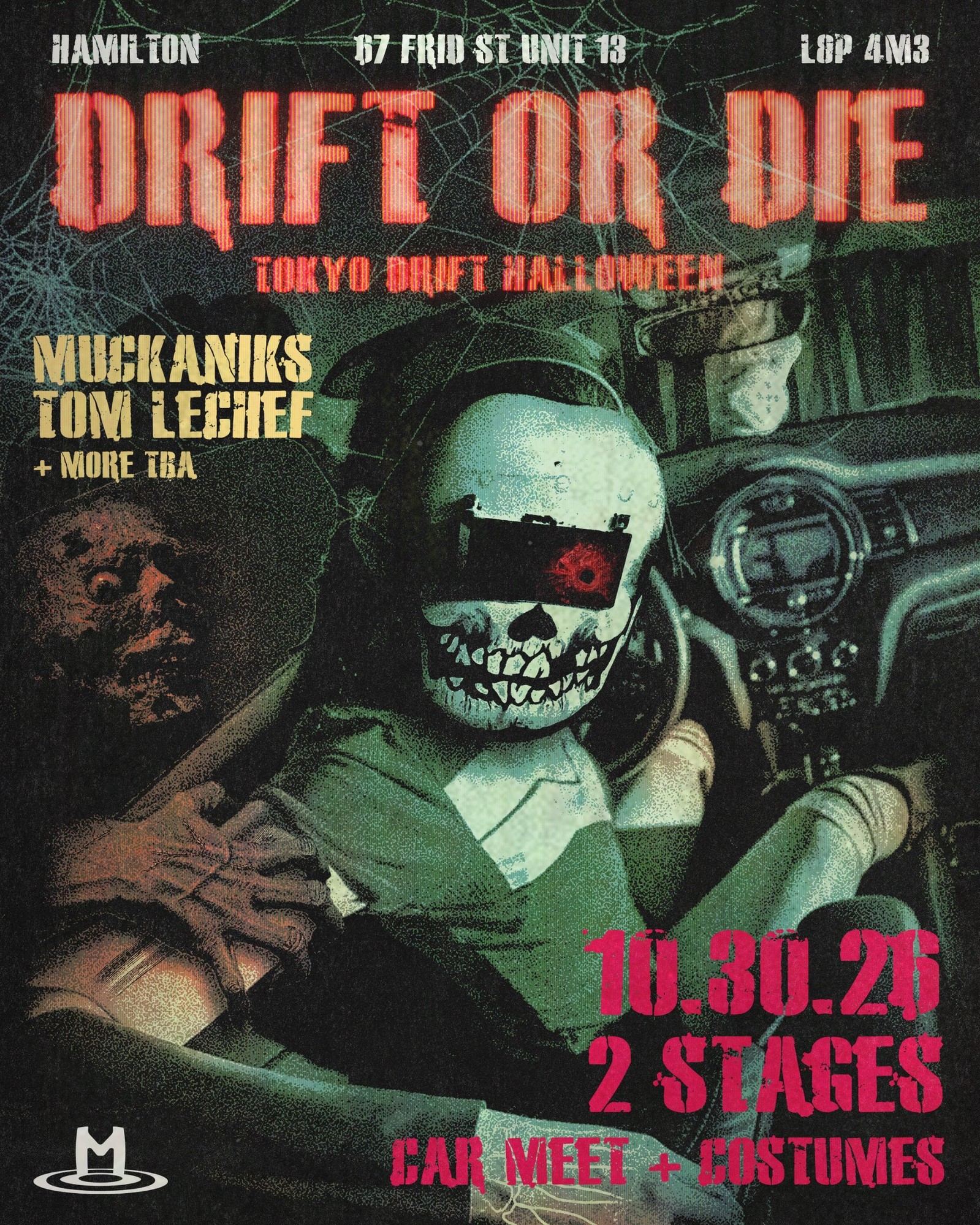 DRIFT OR DIE - WAREHOUSE HALLOWEEN PARTY 10/30
