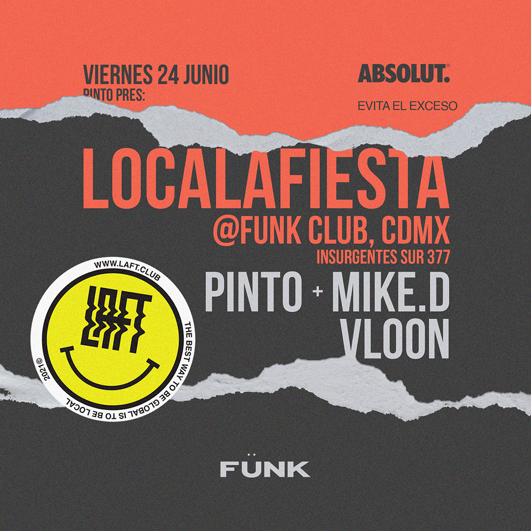 Pinto +  + Vloon en Fünk Club at Fünk, Mexico City