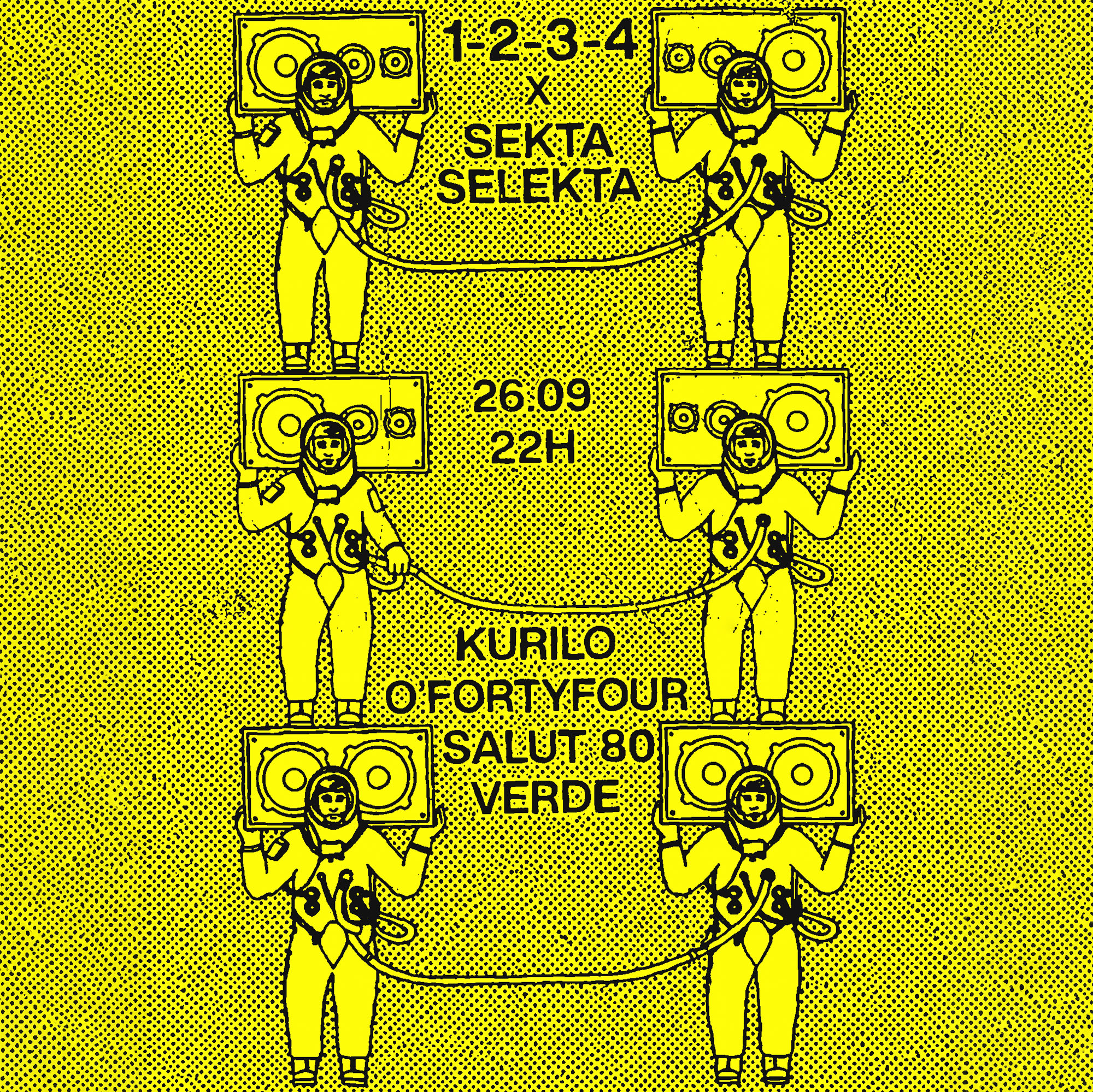 1-2-3-4 x Sekta Selekta