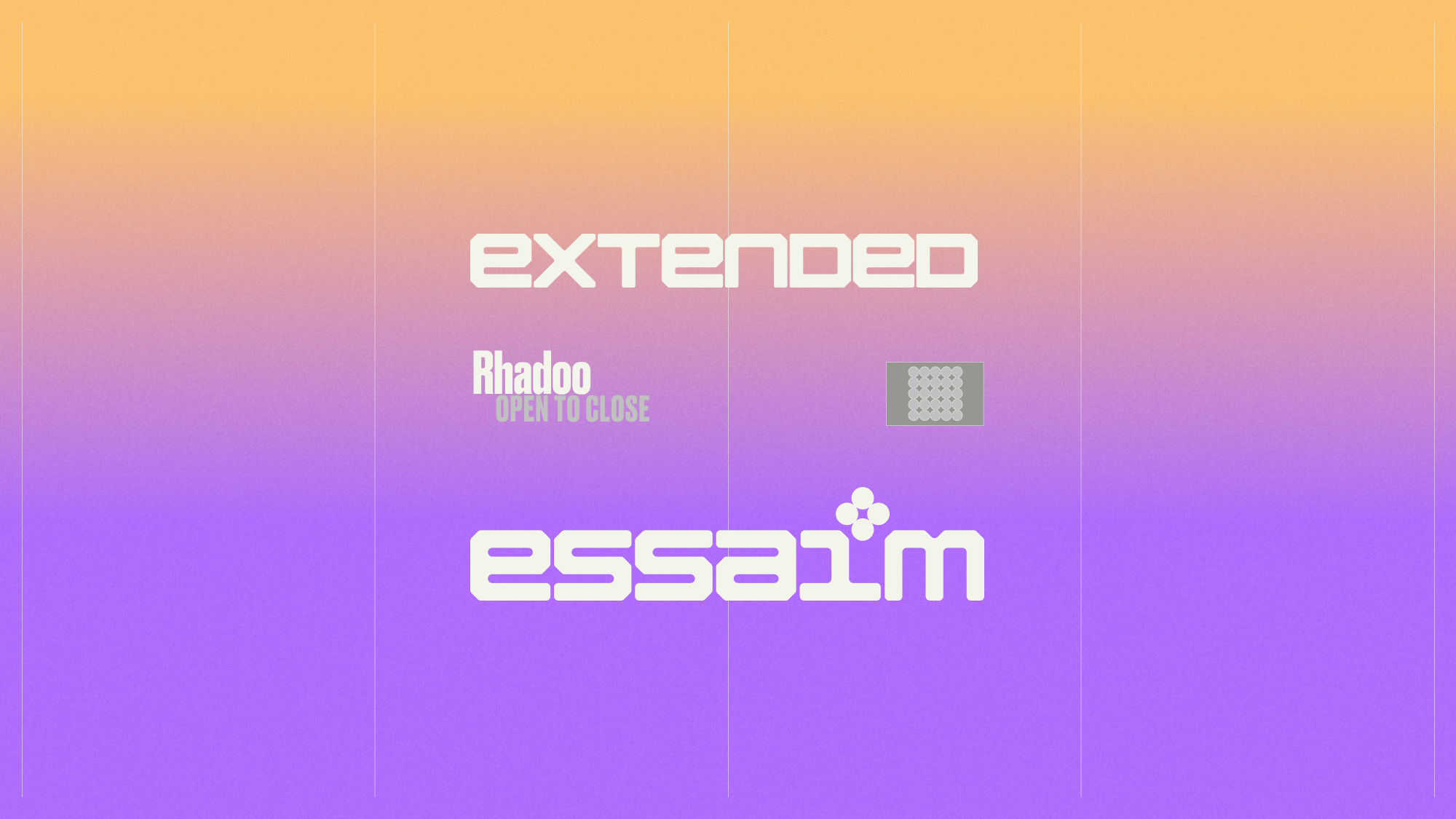 extended – Rhadoo – open to close - essaim