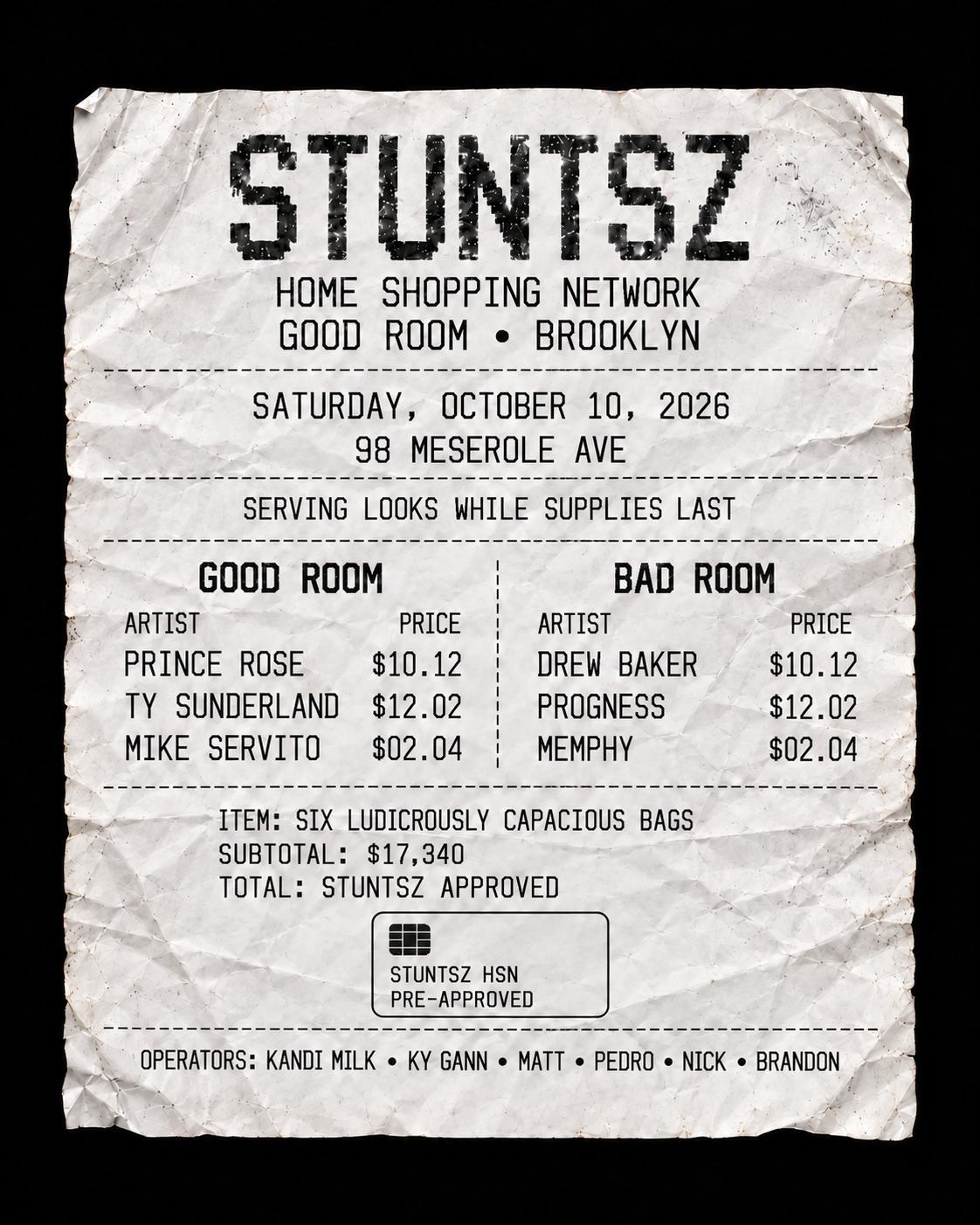 STUNTSZ: HOME SHOPPING NETWORK