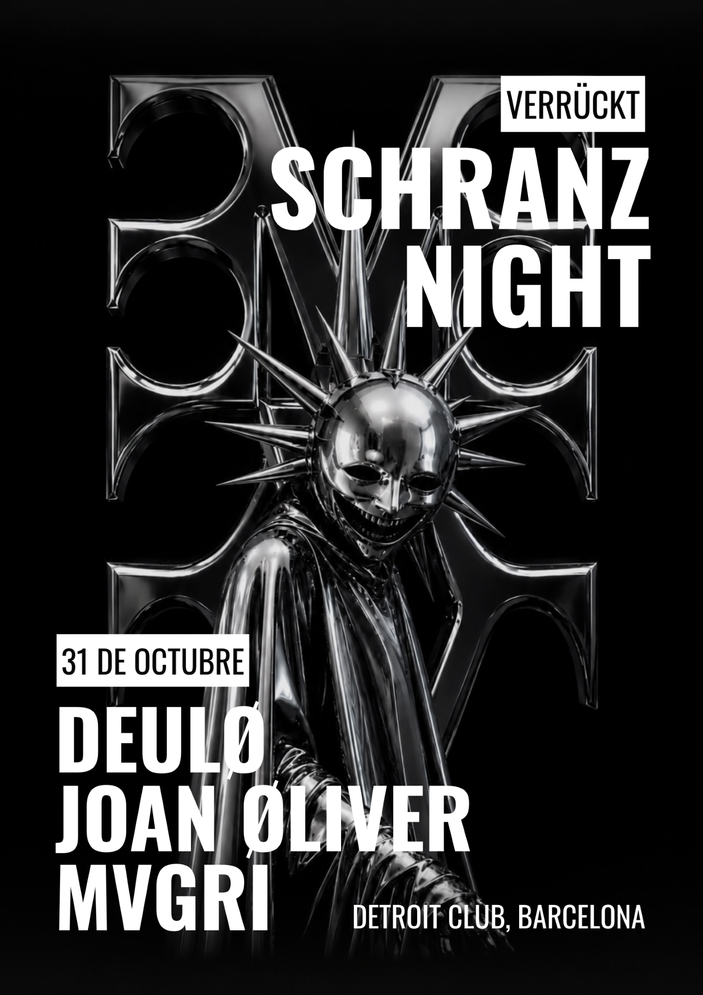 VERRÜCKT - HALLOWEEN SCHRANZ NIGHT