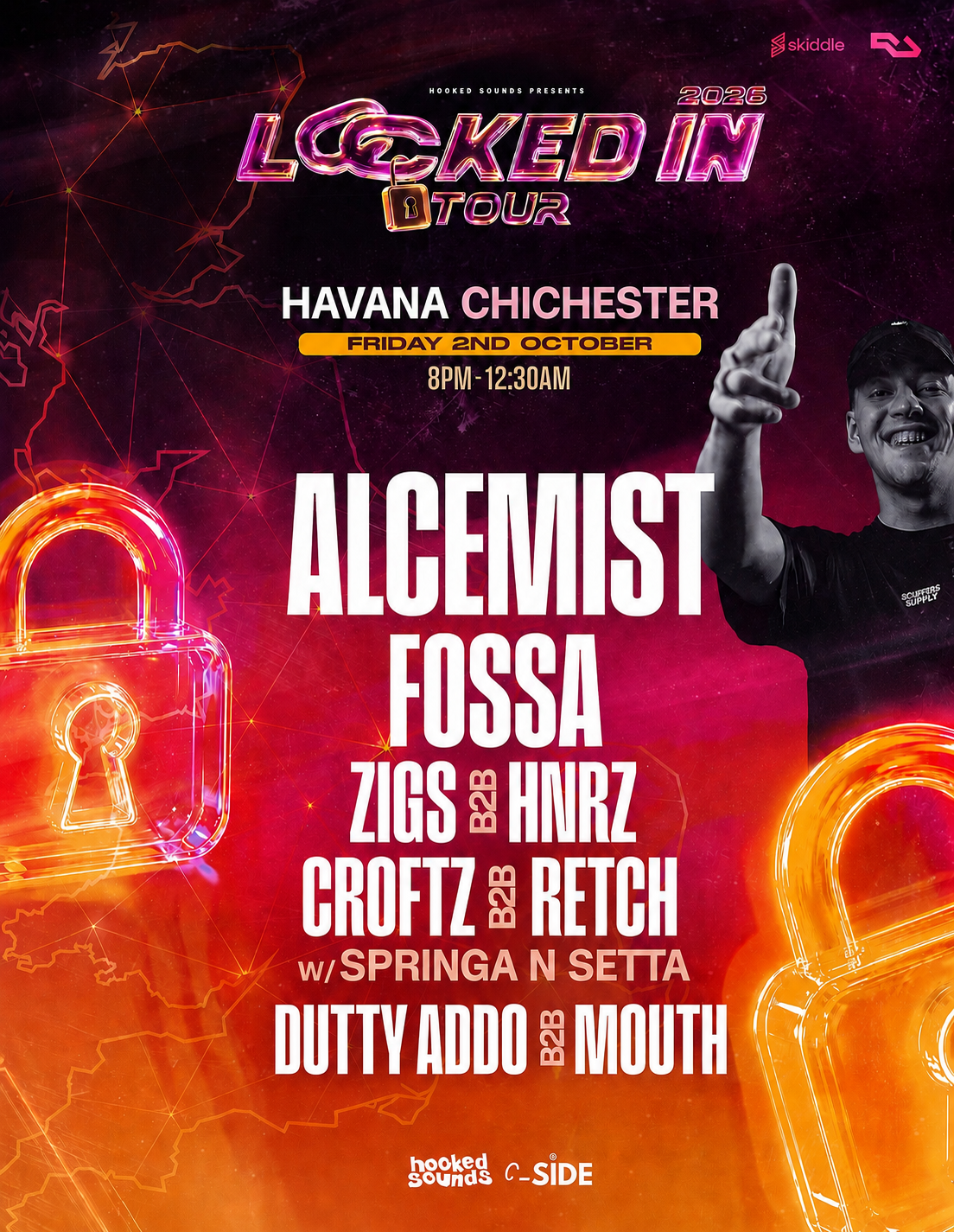 LOCKED IN TOUR W/ Alcemist + COCO (CHICHESTER)