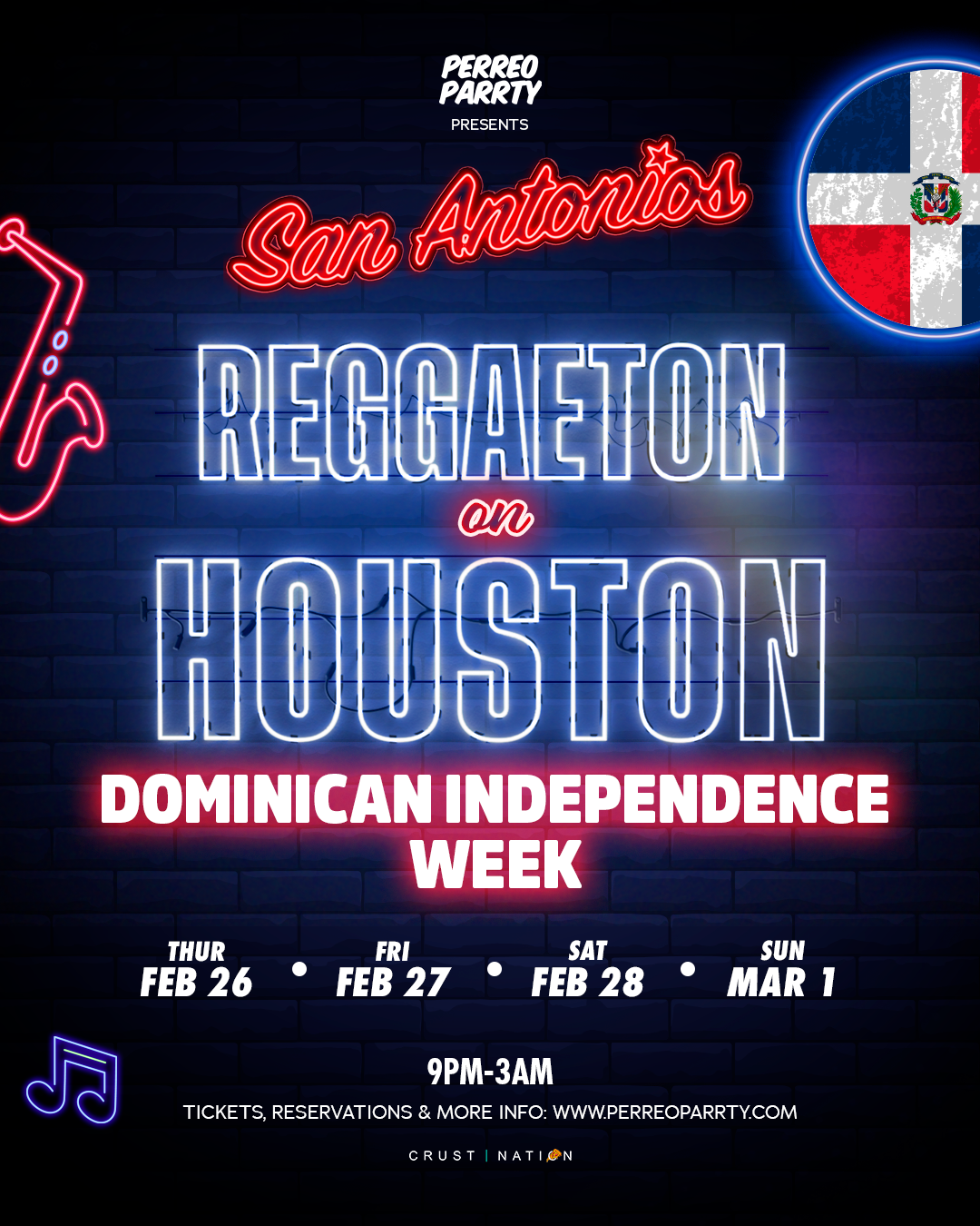 Dominican Independence Week Reggaeton on Houston Latin Reggaeton Party NYC