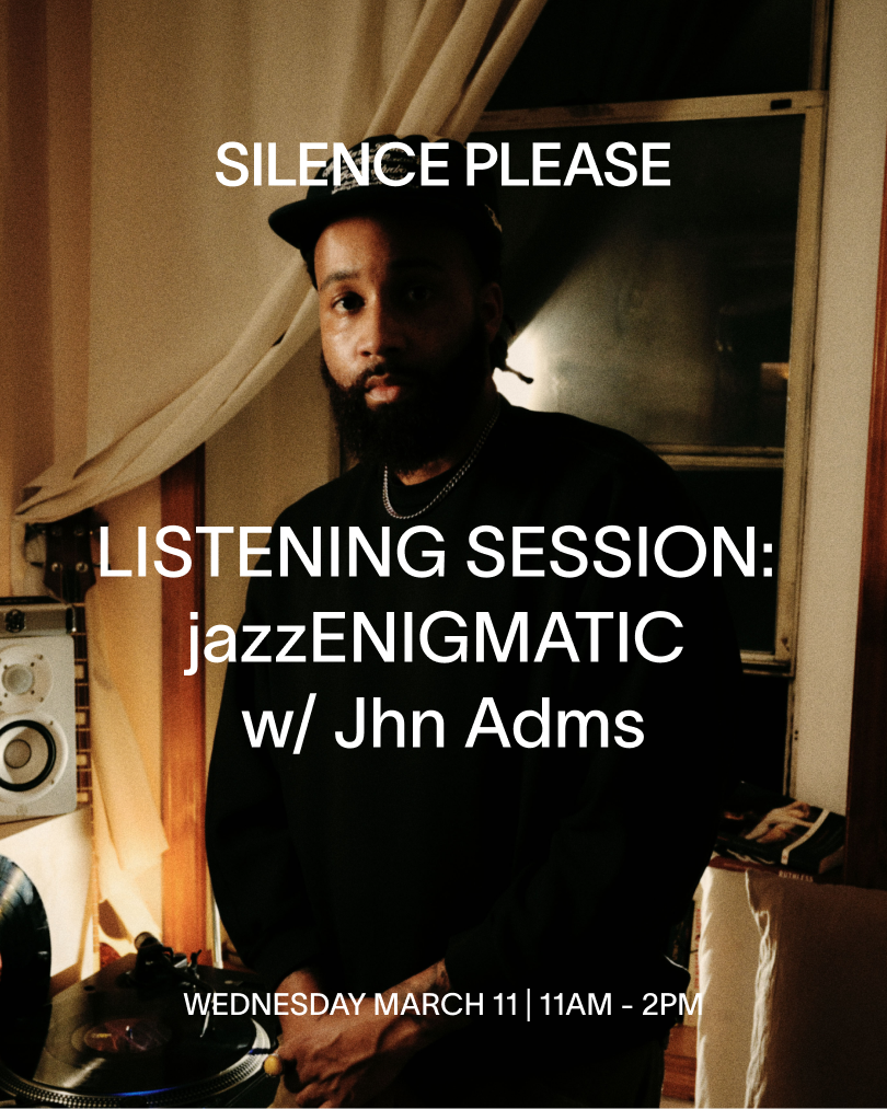 LISTENING SESSION: jazzENIGMATIC with Jhn Adms