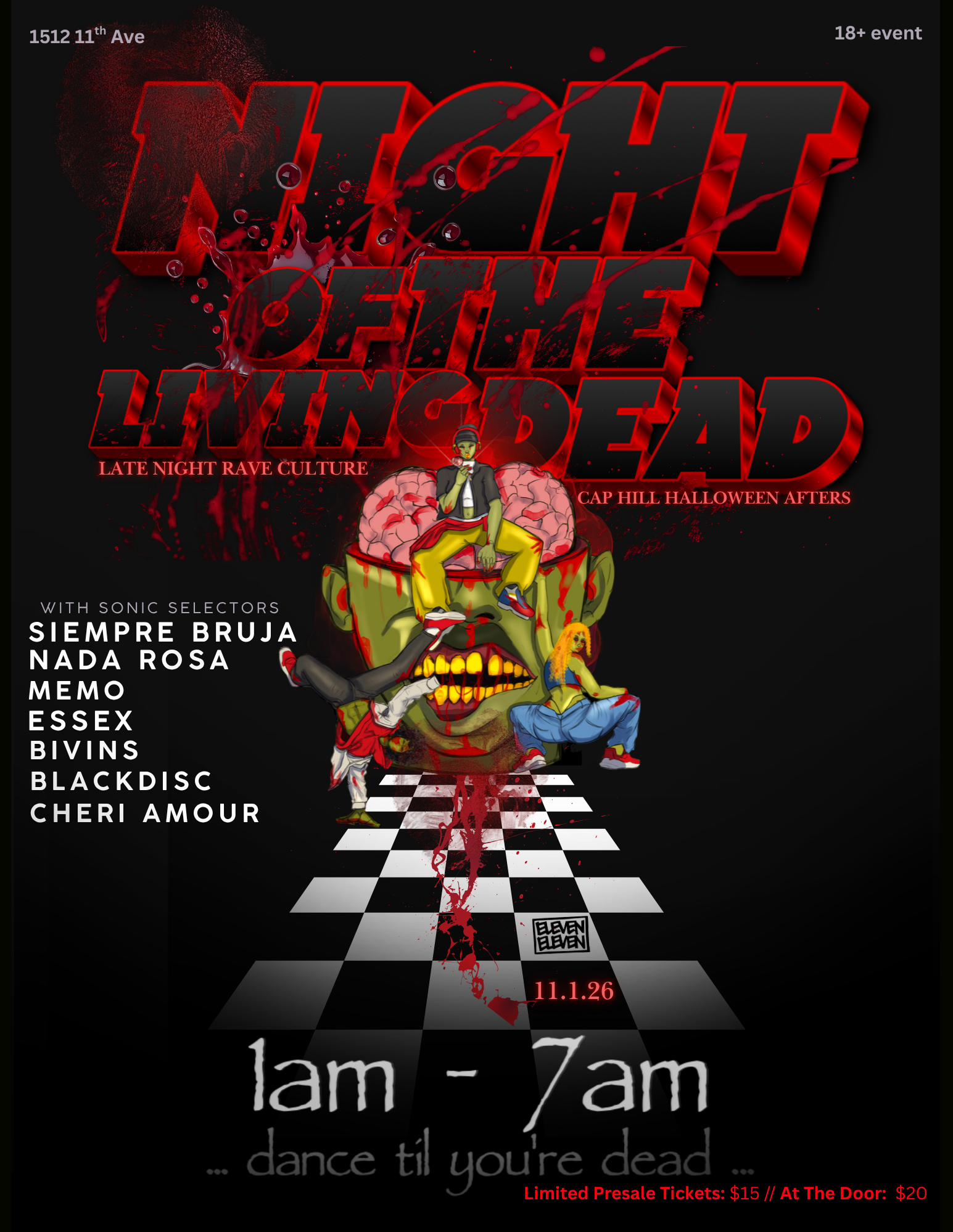The Night Of The Living Dead: Cap Hill Halloween Rave Afters
