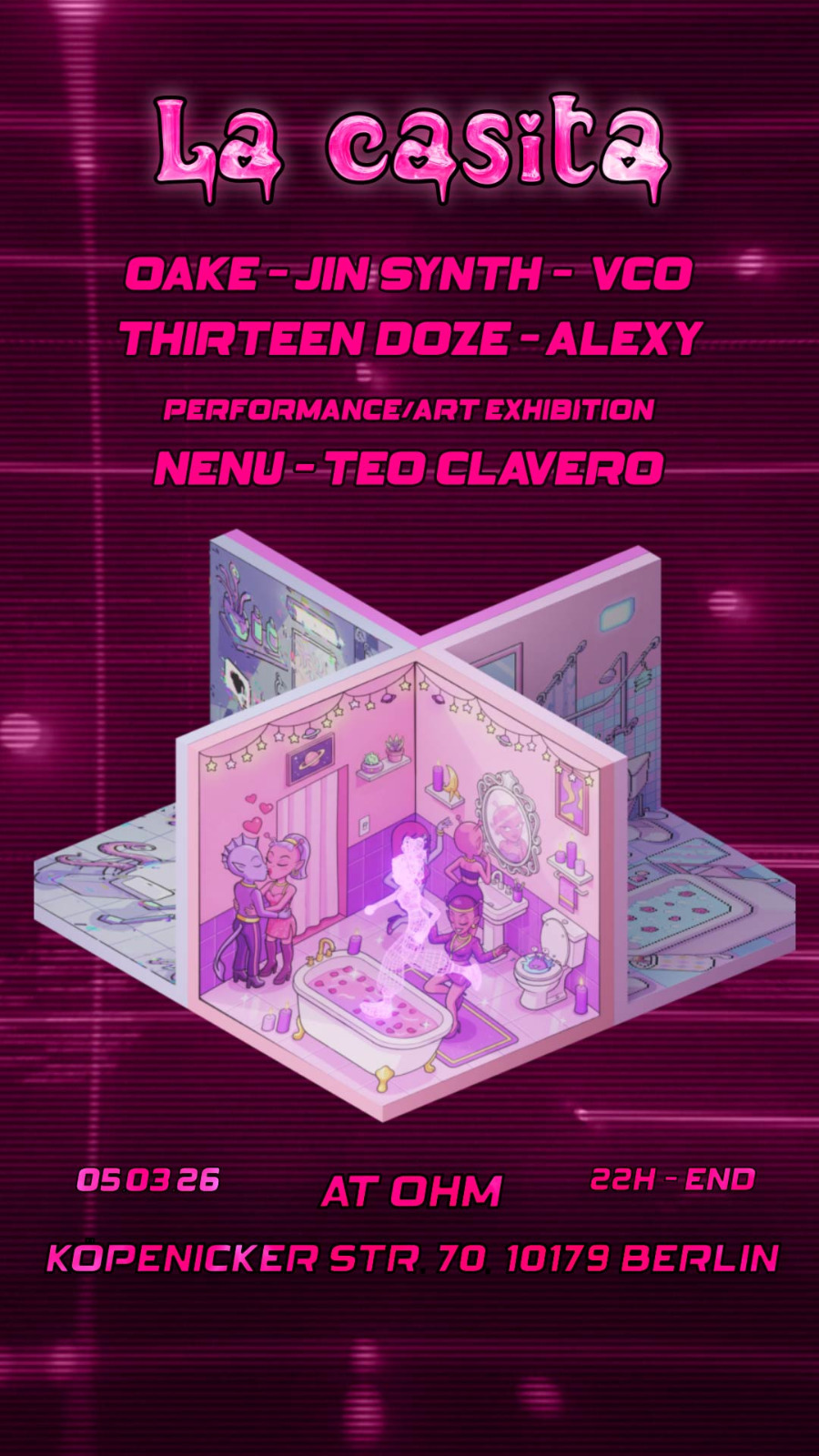 LA CASITA presents: String Theory with OAKE, Jin Synth & Much more