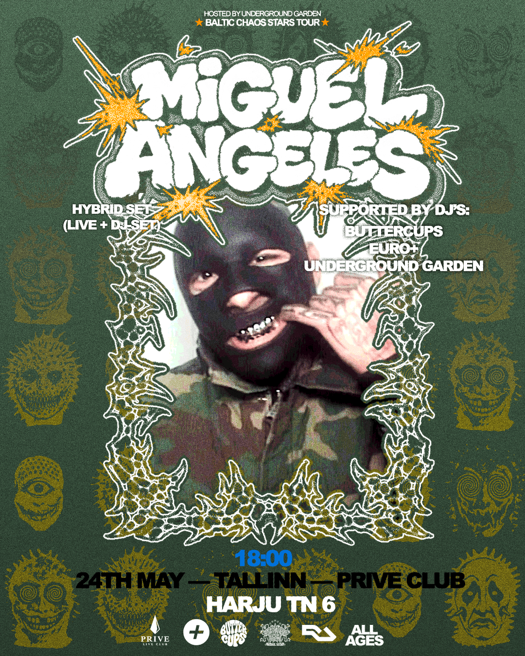 [CANCELLED] Miguel Angeles (US) + support by dj's