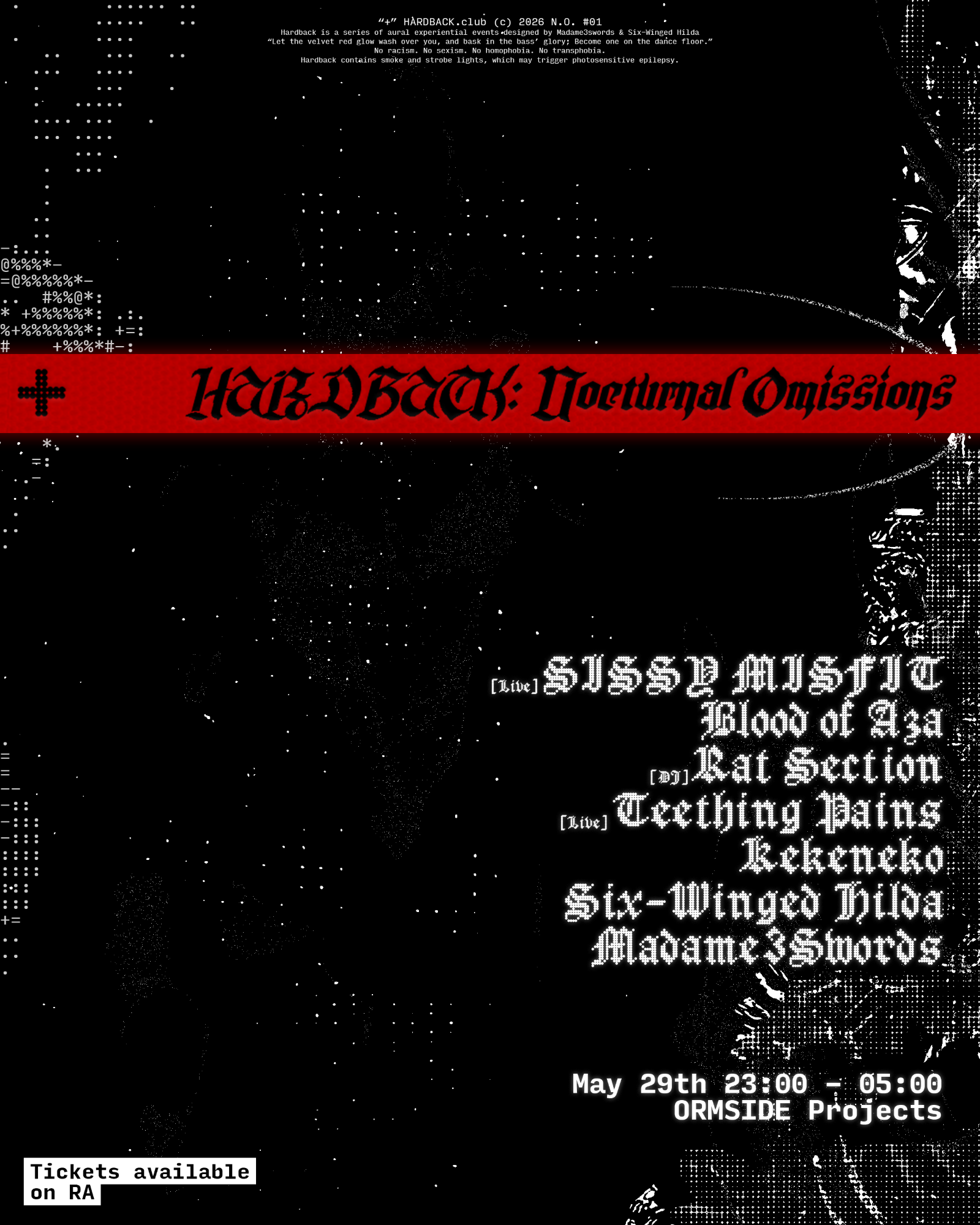 HARDBACK: Nocturnal Omissions