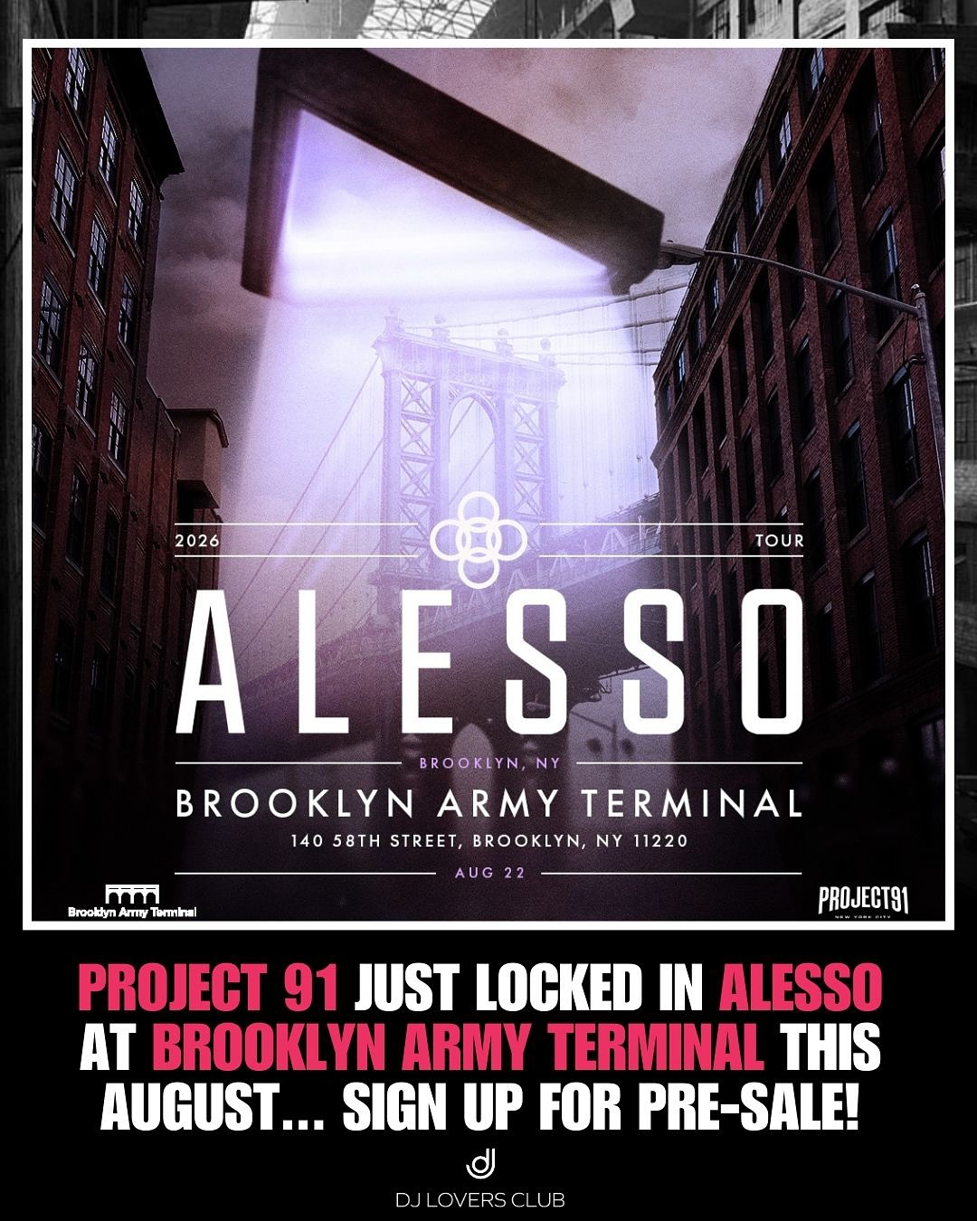 Alesso Project 91 New York 2026