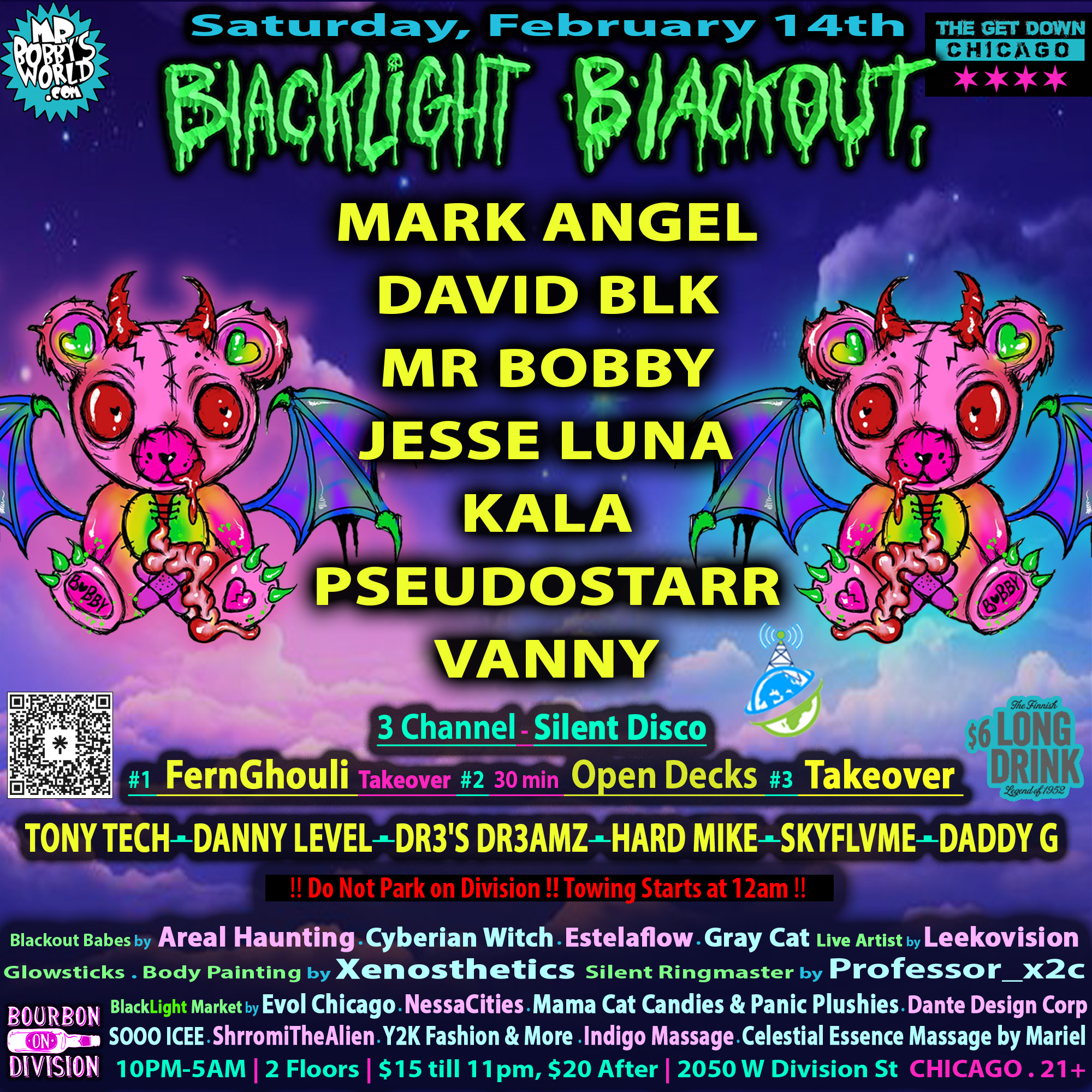 Blacklight Blackout ft Mark Angel, David BLK, Mr Bobby, Kala, Jesse Luna, Pseudostarr, + mor