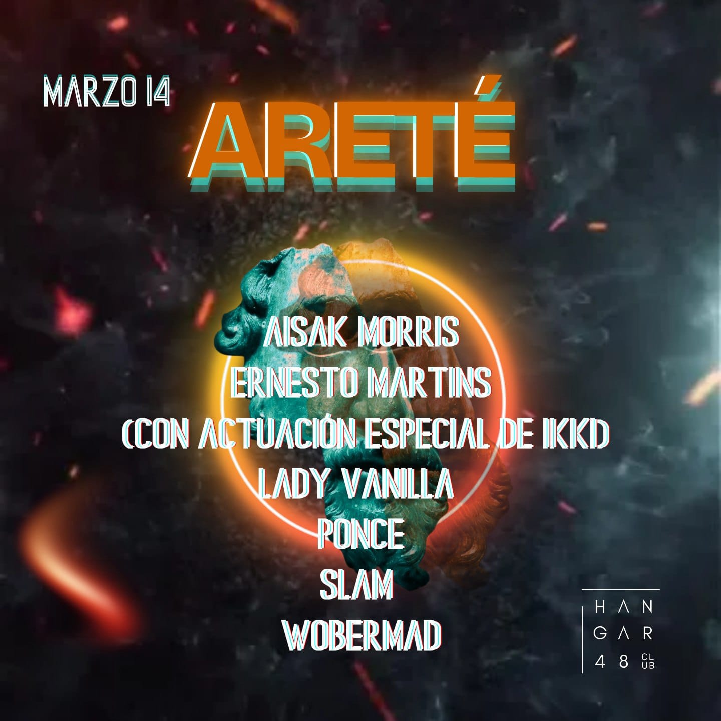 ARETE: AISAK MORRIS, ERNESTO MARTINS, IKKD, Lady Vanilla, PONCE, SLAM, WOBERMAD