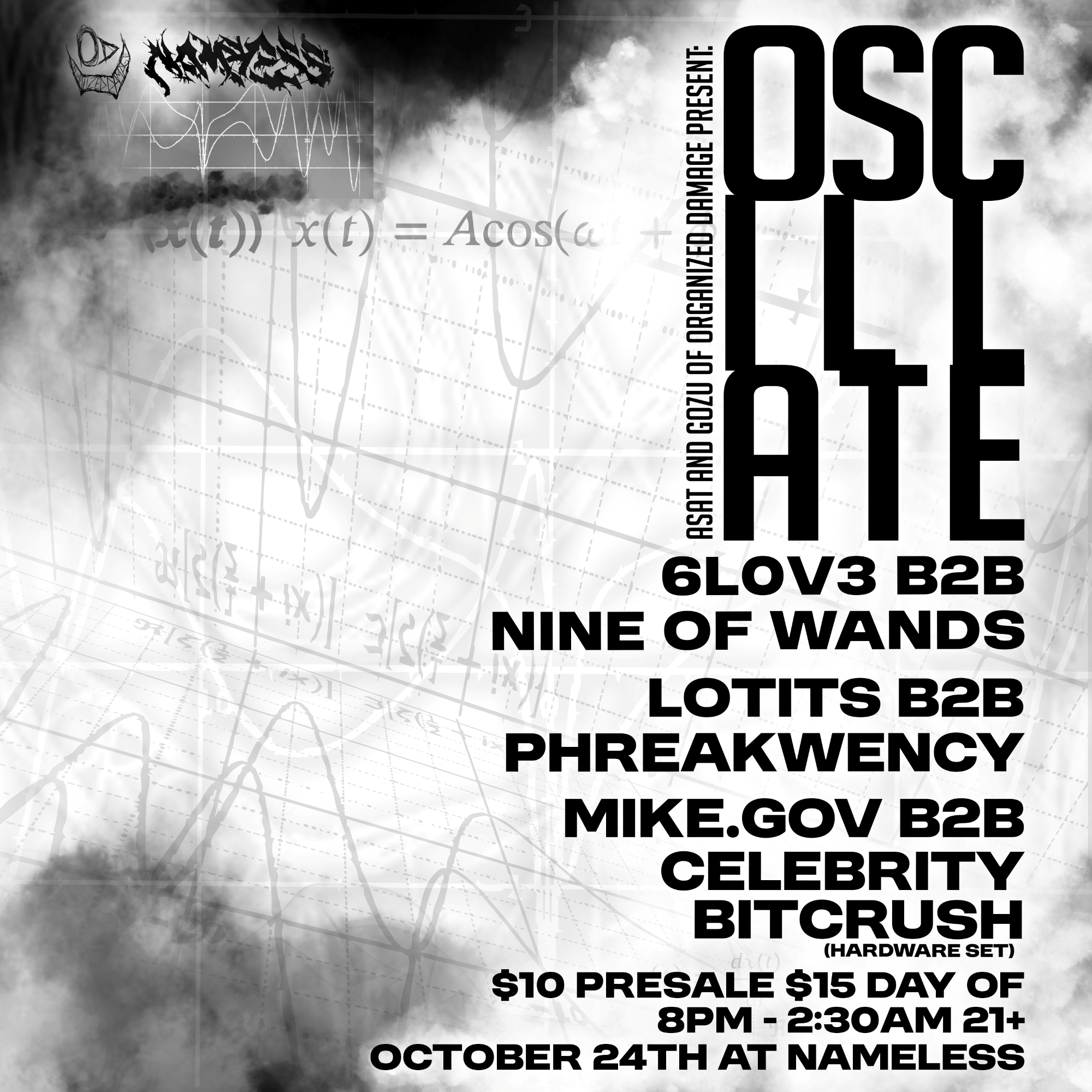 Organized Damage presents: Oscillate 4