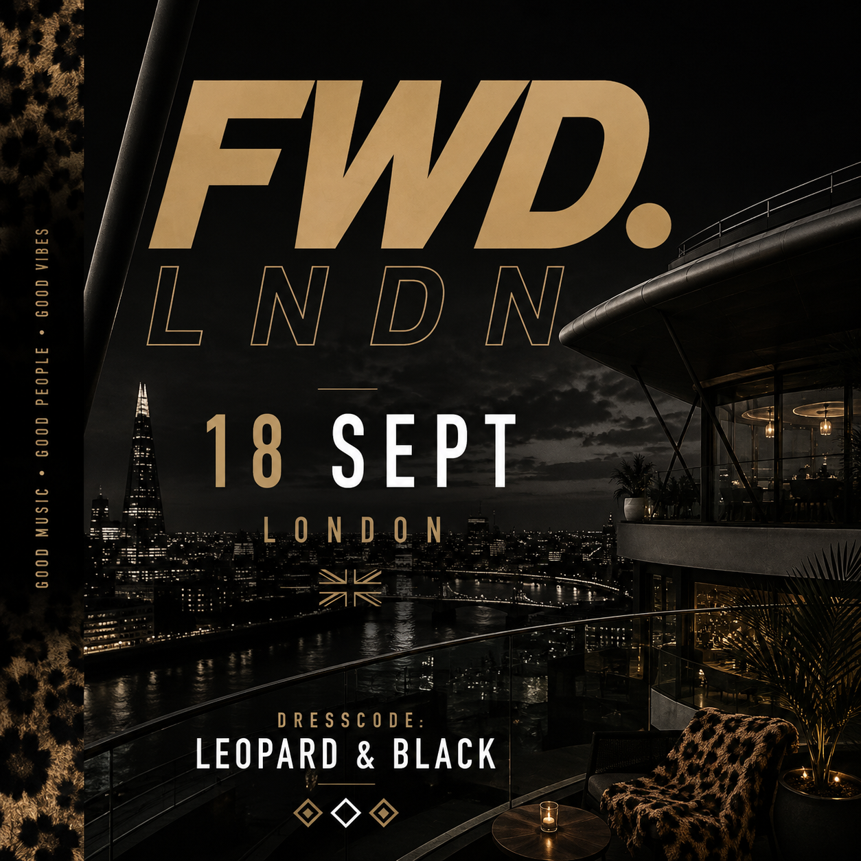 FWD LNDN: Leopard & Black