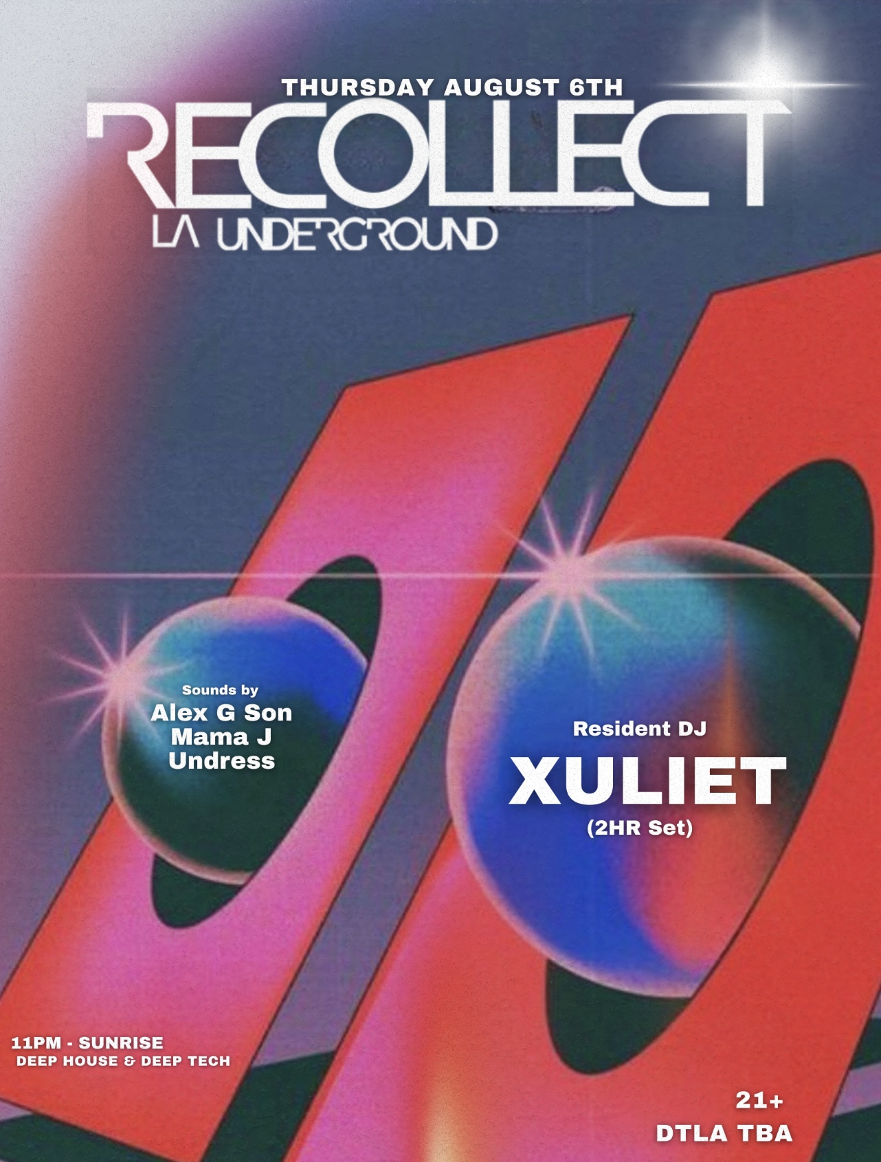 RECOLLECT UNDERGROUND: SPECIAL GUEST XULIET