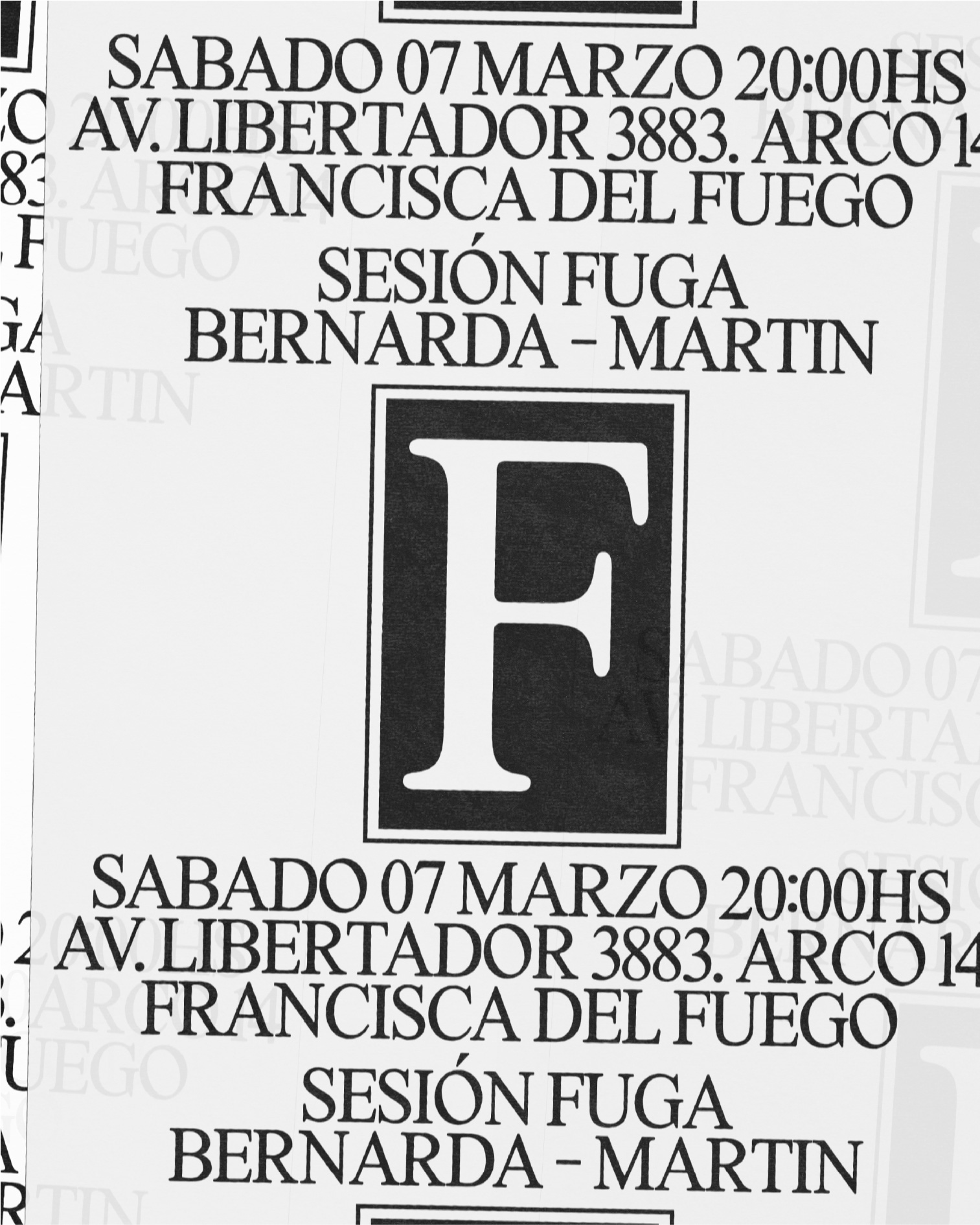 Sesión Fuga pres. Bernarda y Martin