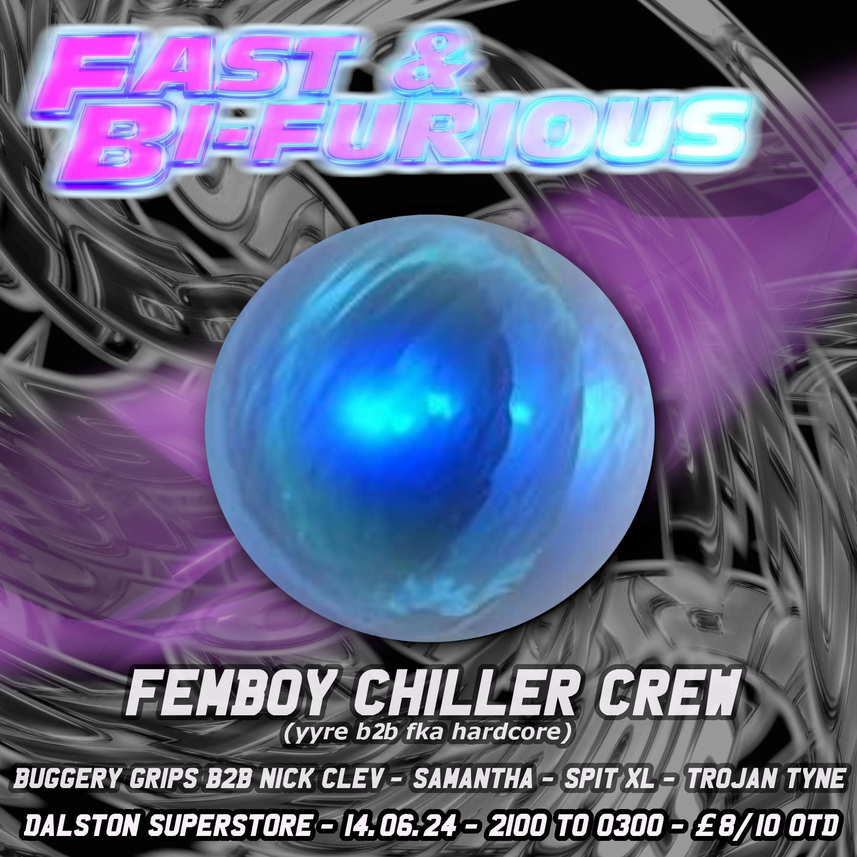 Fast & Bi-Furious with FEMBOY CHILLER CREW at Dalston Superstore, London