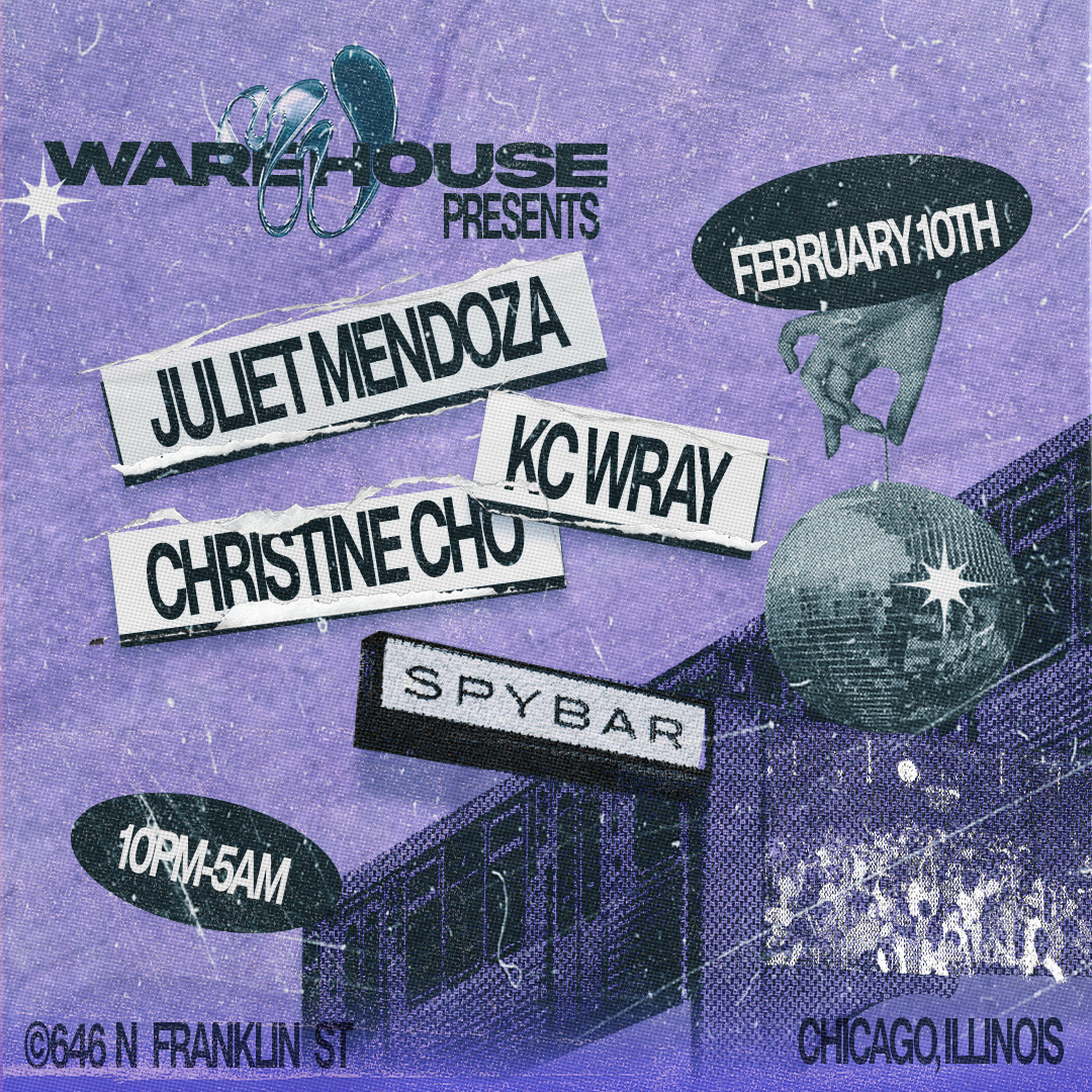 Warehouse Presents Juliet Mendoza at Spybar, Chicago