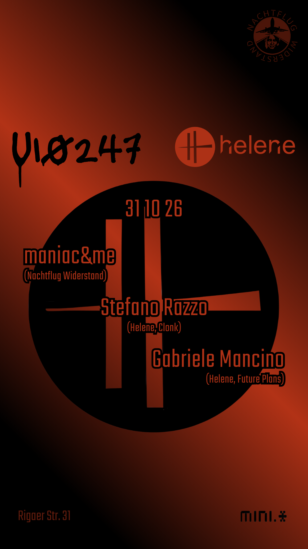 U10247 x Helene: Minimal Halloween (feat maniac&me, Razzo, Gabriele Mancino)