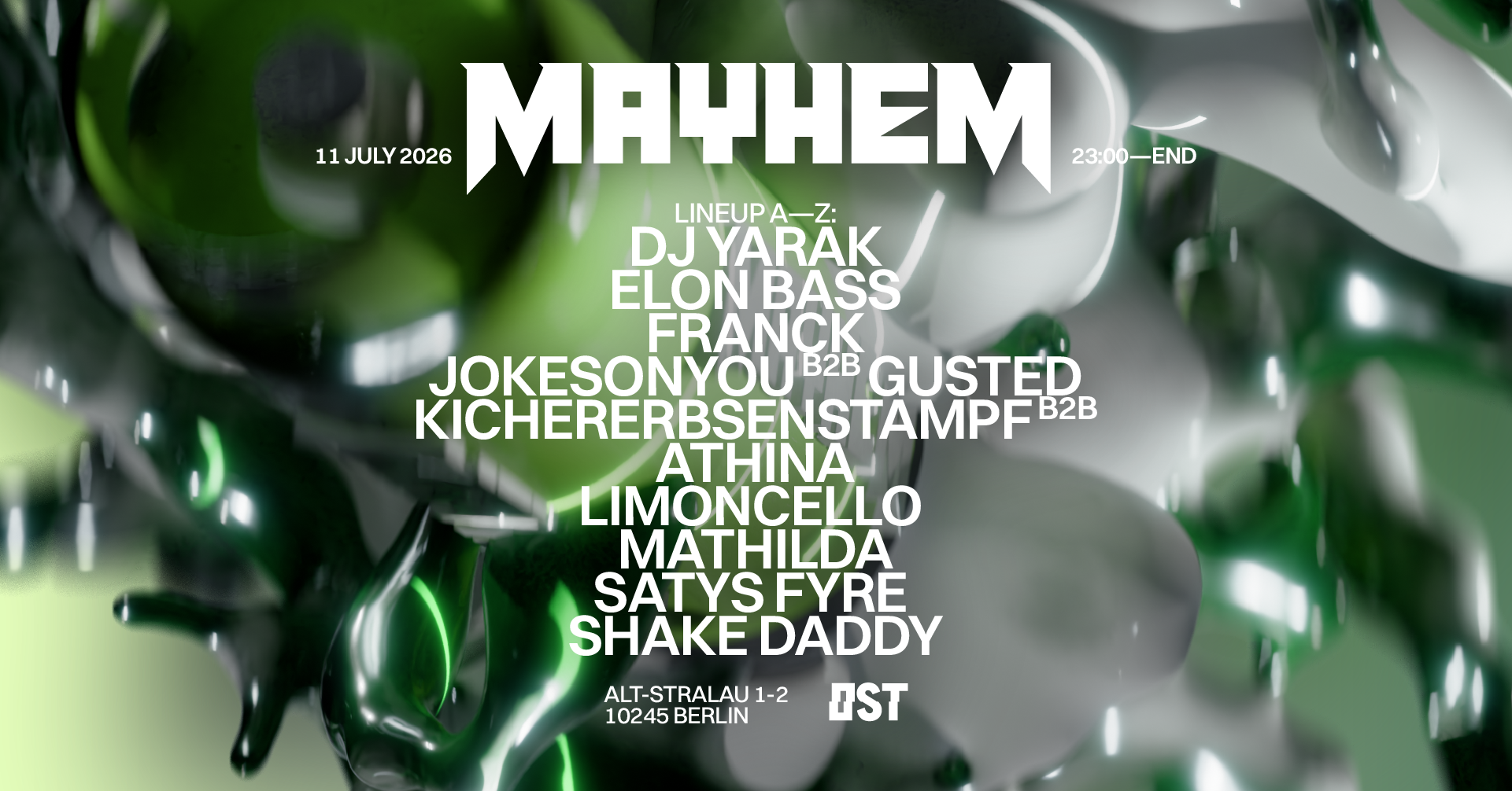 MAYHEM x OST w. Franck, DJ YARAK, JOKESONYOU