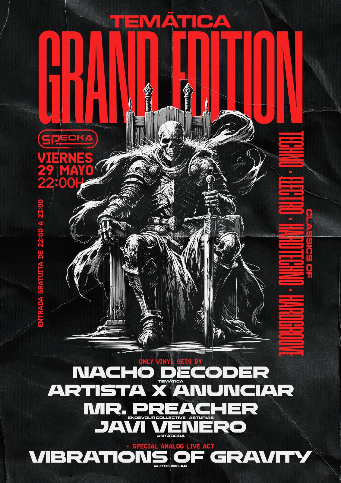 Clásicos del Techno Grand Edition - Temática (Only Vinyl)