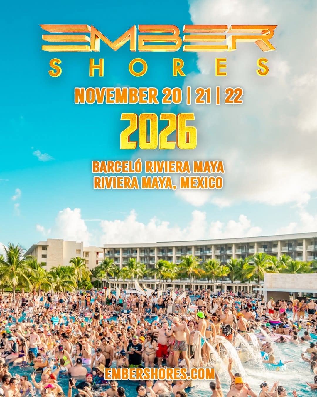 Flyer de Ember Shores 2026
