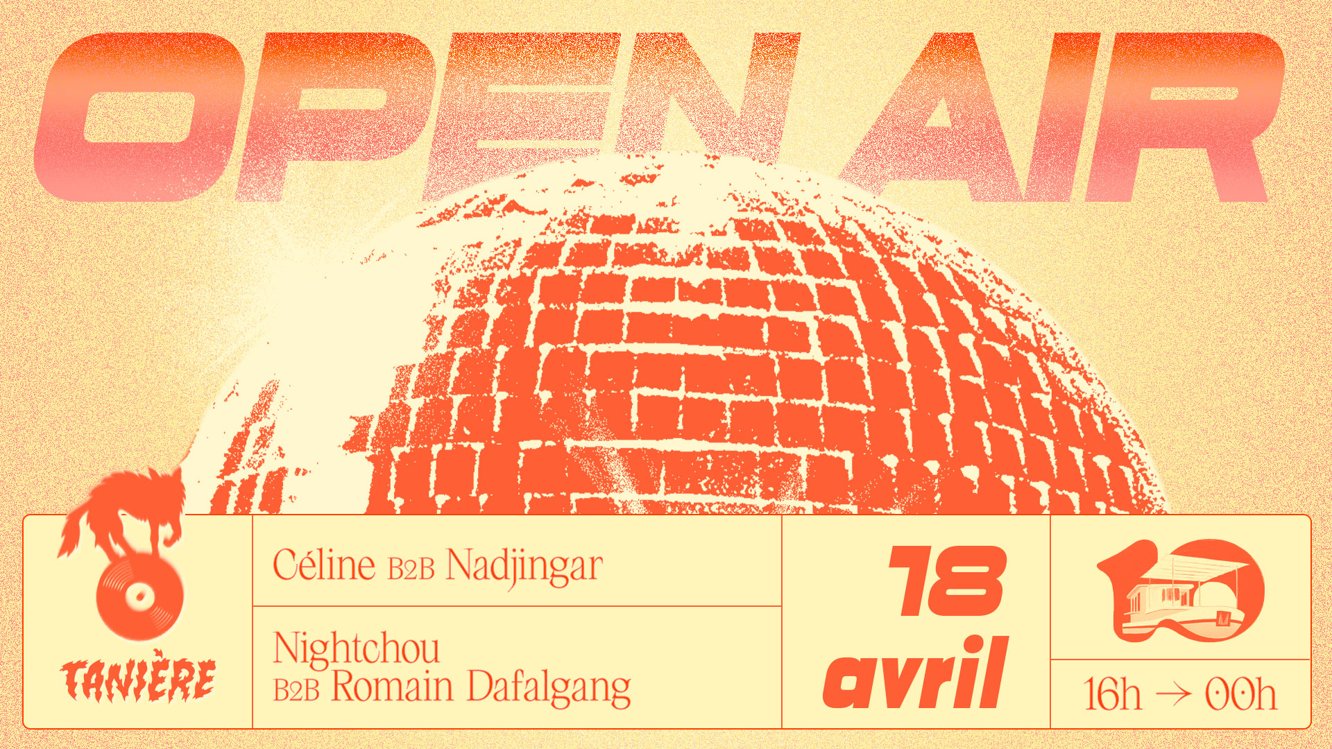 Tanière: Nightchou, Céline, Nadjingar, Romain Dafalgang