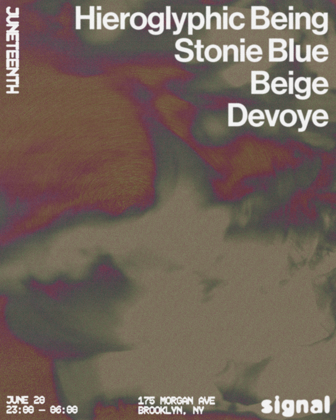 Juneteenth: Hieroglyphic Being, Stonie Blue, BEIGE, Devoye
