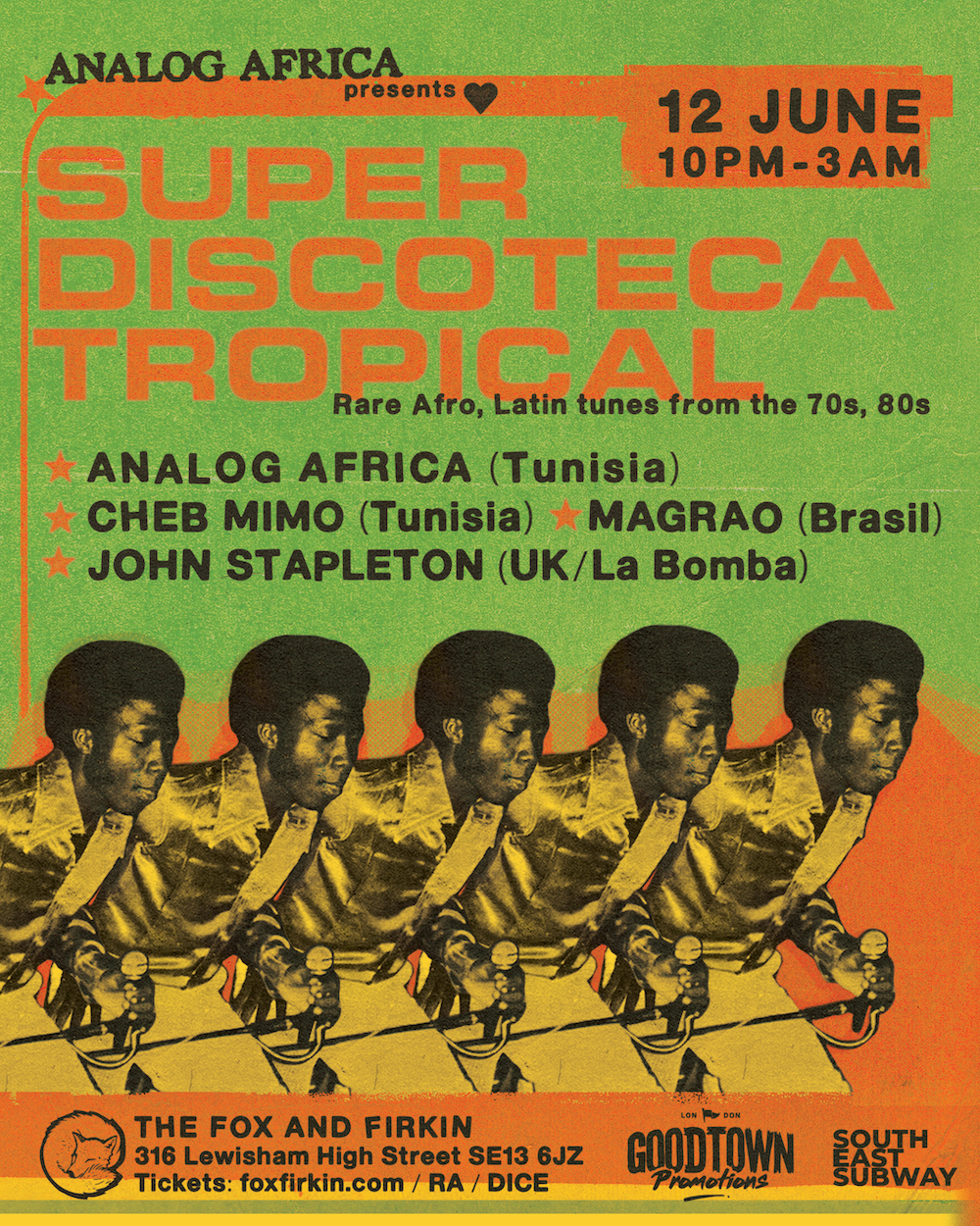 Analog Africa presents Super Discoteca Tropical