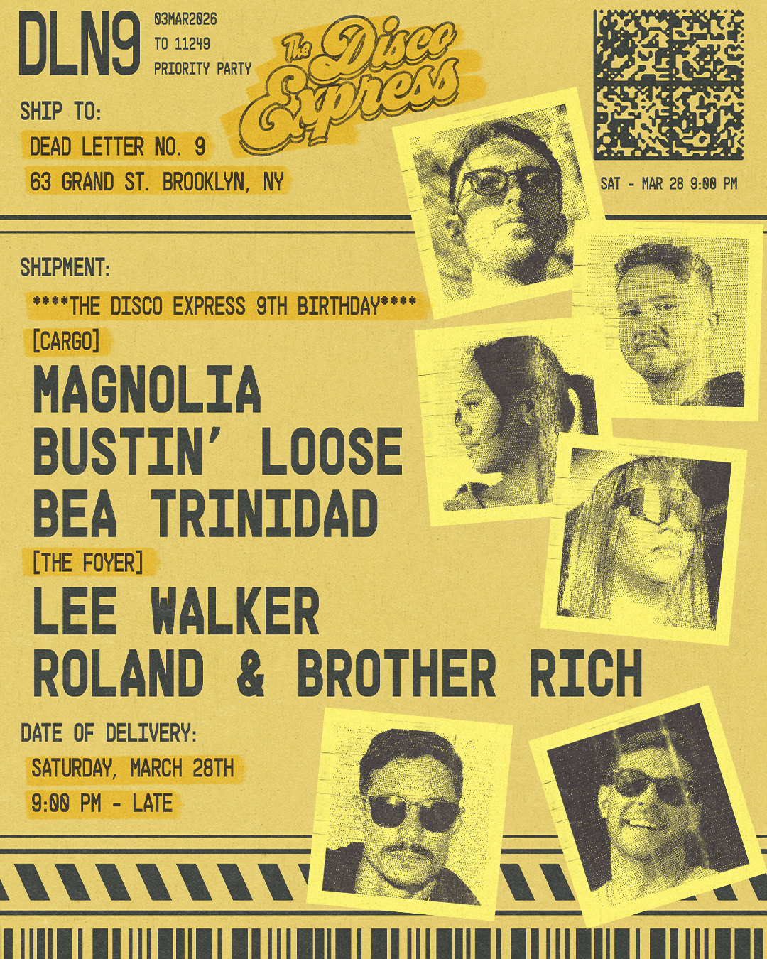 The Disco Express: Magnolia, Bustin' Loose, Bea Trinidad, Lee Walker, Roland & Brother Rich