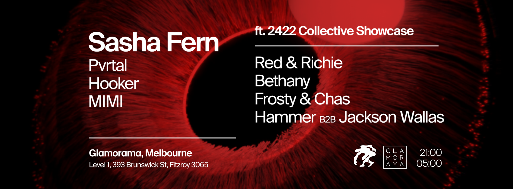 Glamorama Saturdays feat. Sasha Fern + 2422 Collective