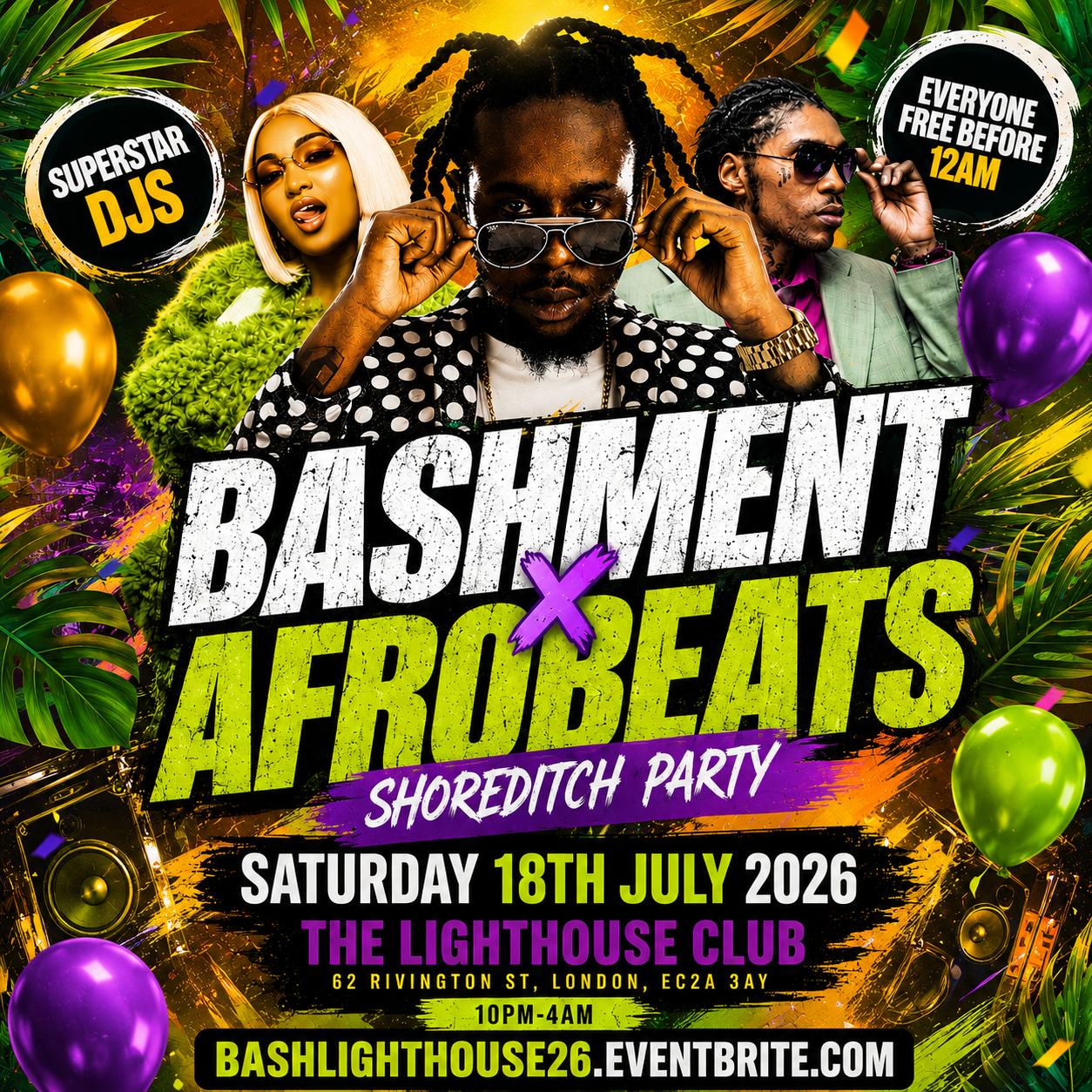Bashment X Afrobeats - Shoreditch Party