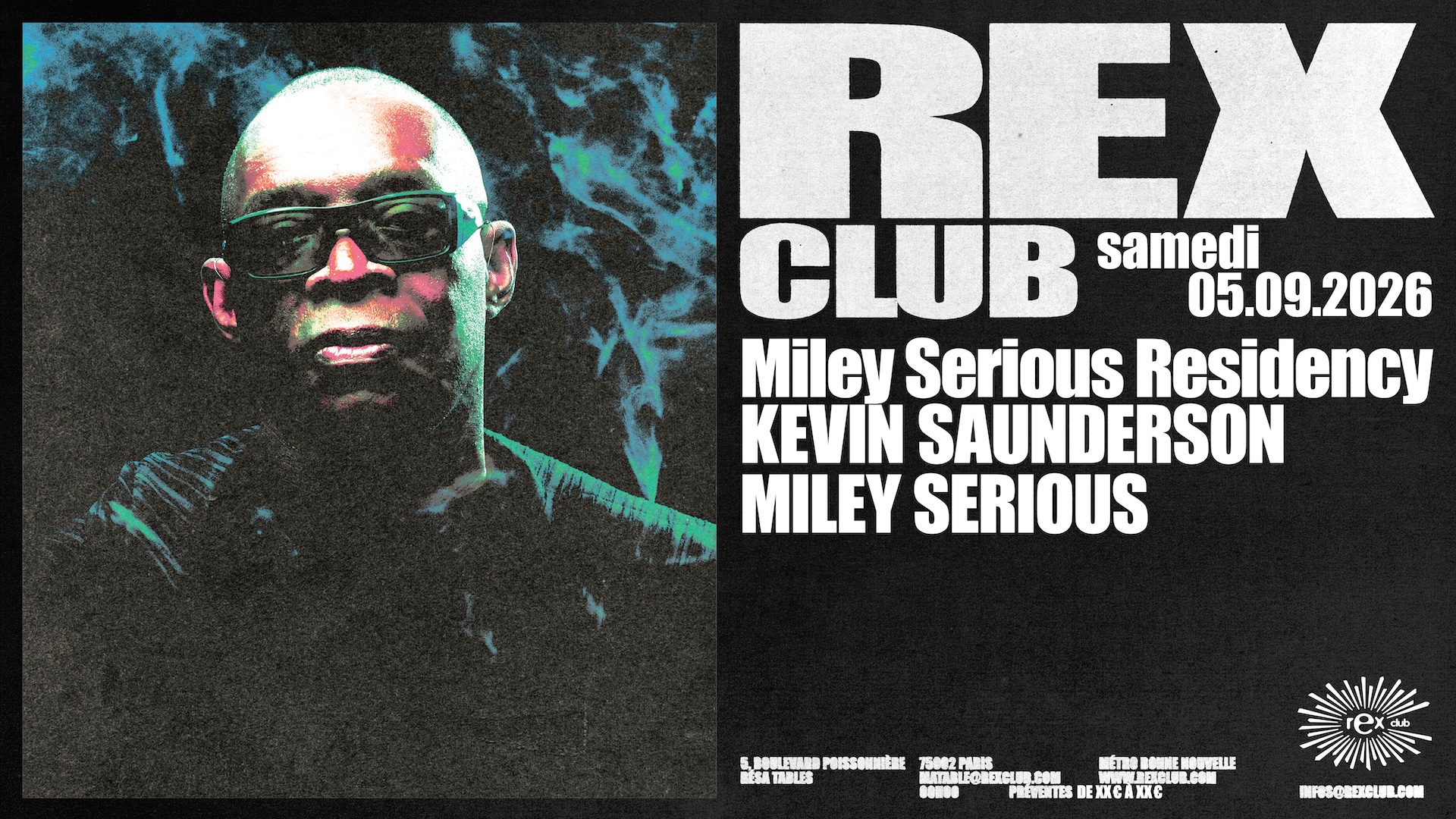 Miley Serious Residency: Kevin Saunderson, Miley Serious - Rex Club
