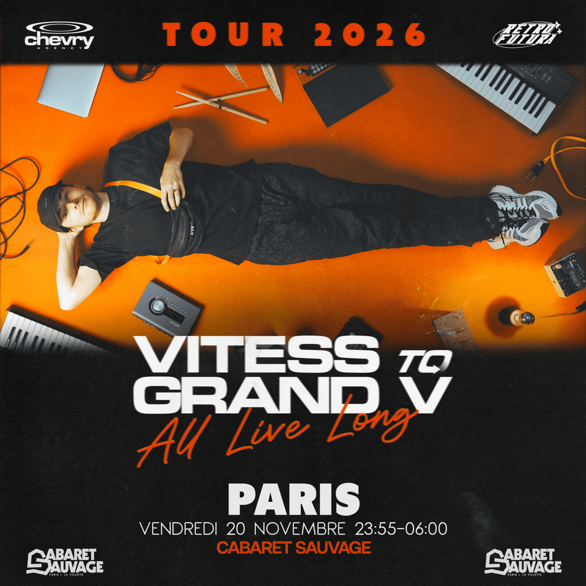Vitess To Grand V 𝘈𝘭𝘭 𝘓𝘪𝘷𝘦 𝘓𝘰𝘯𝘨 au Cabaret Sauvage