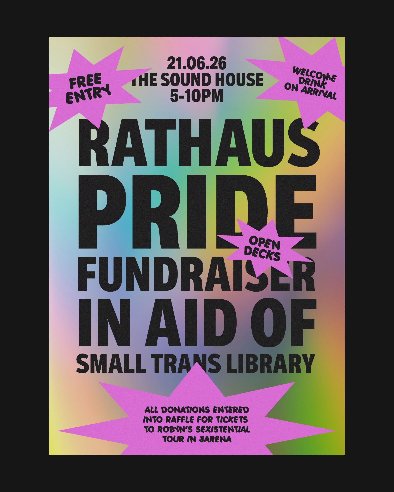 Rathaus Pride Warm Up Fundraiser - Open Decks