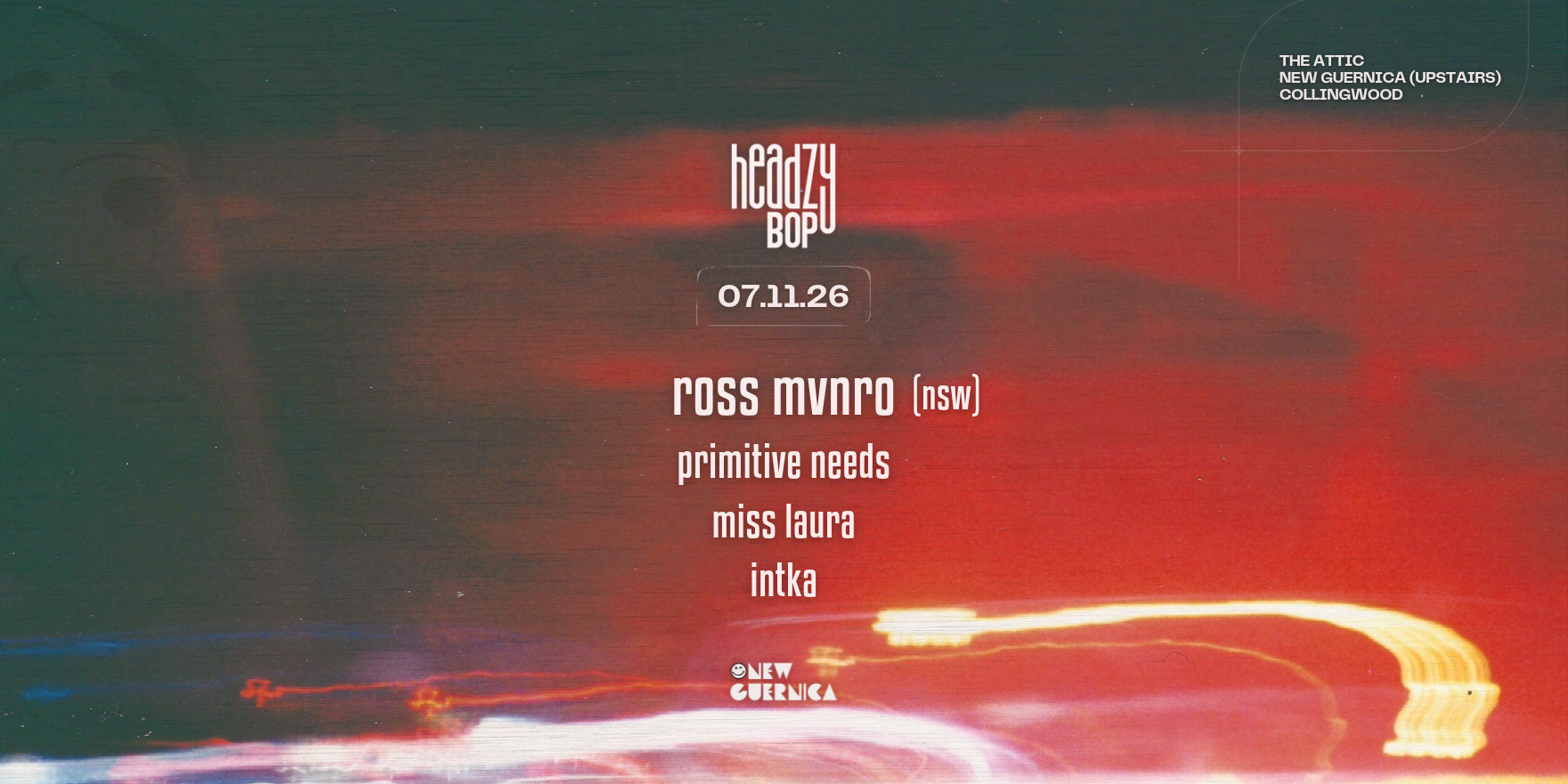 headzy bop presents: Ross Mvnro flyer
