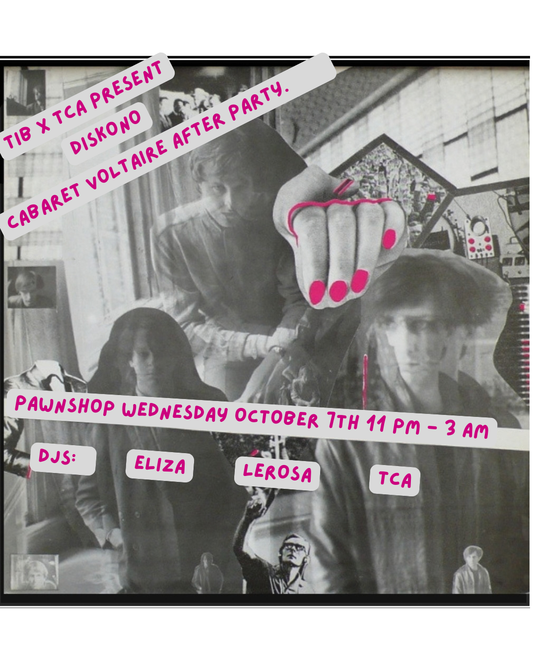 Unofficial Cabaret Voltaire afterparty