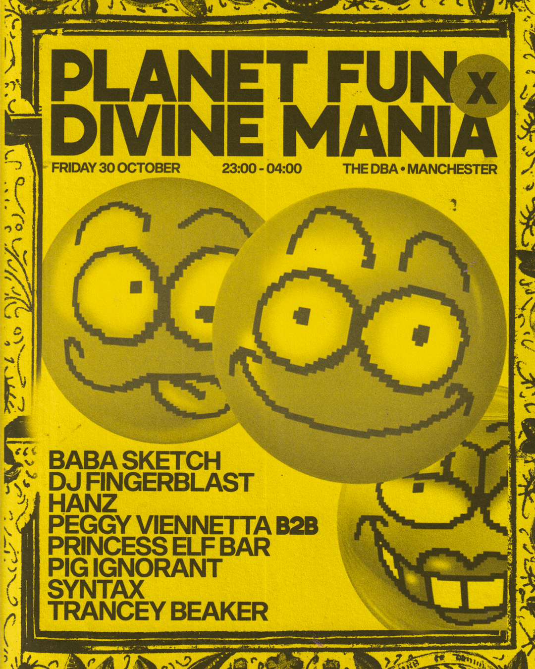 Planet Fun x Divine Mania at The DBA, Manchester M8 8PY