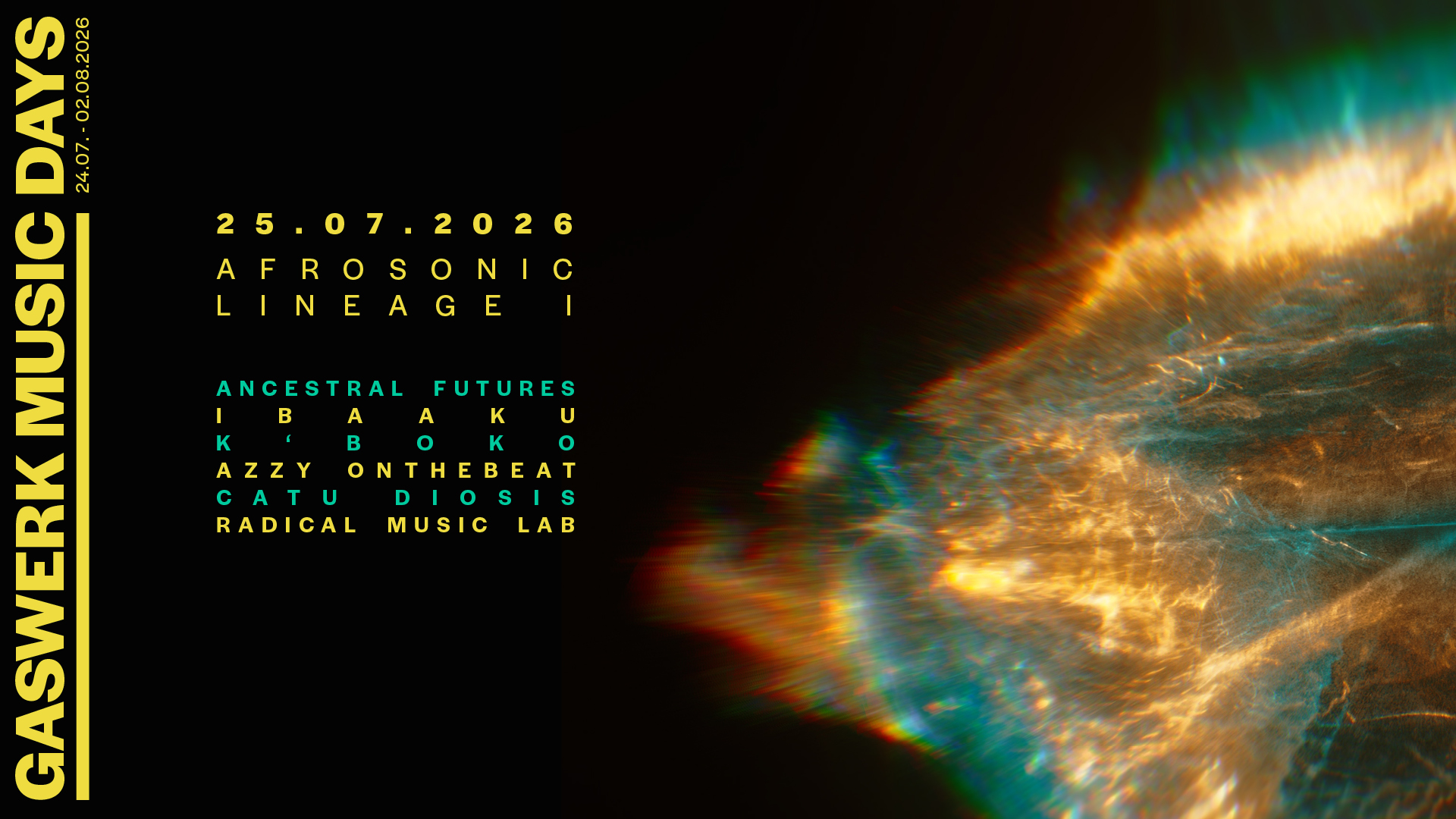 Gaswerk Music Days 2026 - AFROSONIC LINEAGE I
