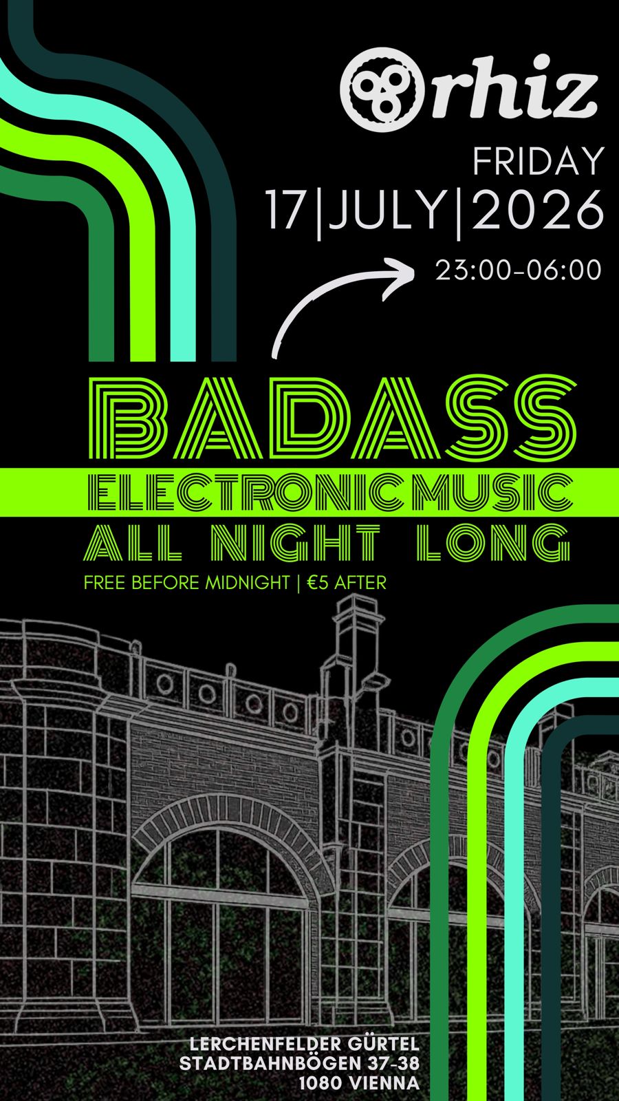 BADASS ELECTRONIC MUSIC — Rhiz, Вена