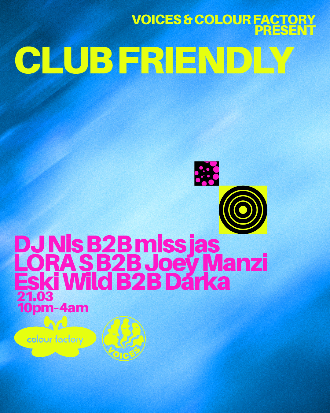 Voices Radio x Colour Factory Free Party