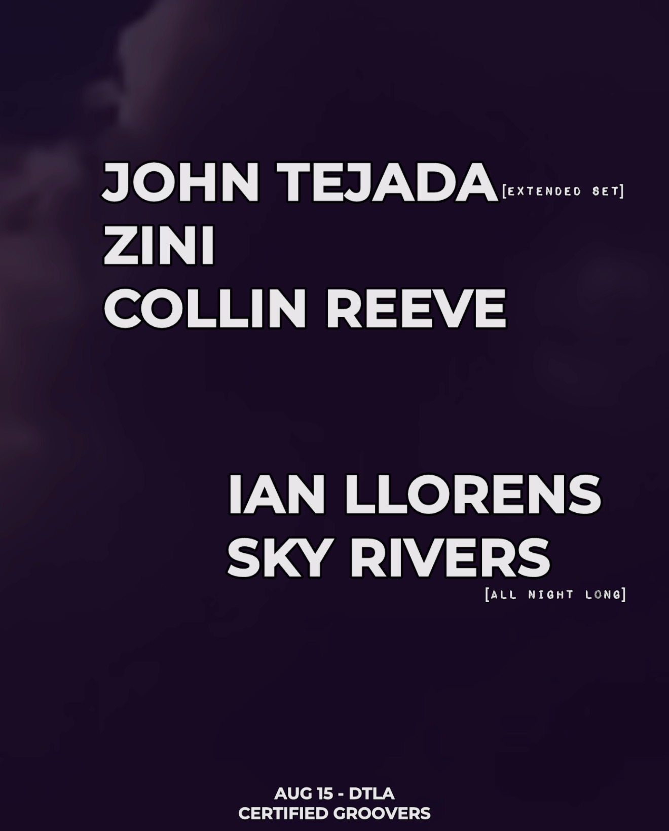 Certified Groovers: John Tejada and More