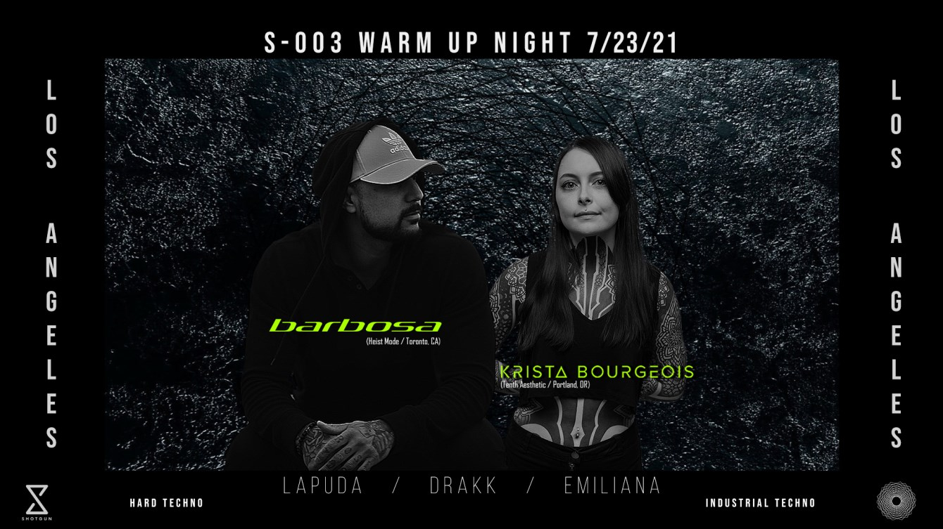 S-003 Warm Up Night feat. Barbosa, Krista Bourgeois More flyer