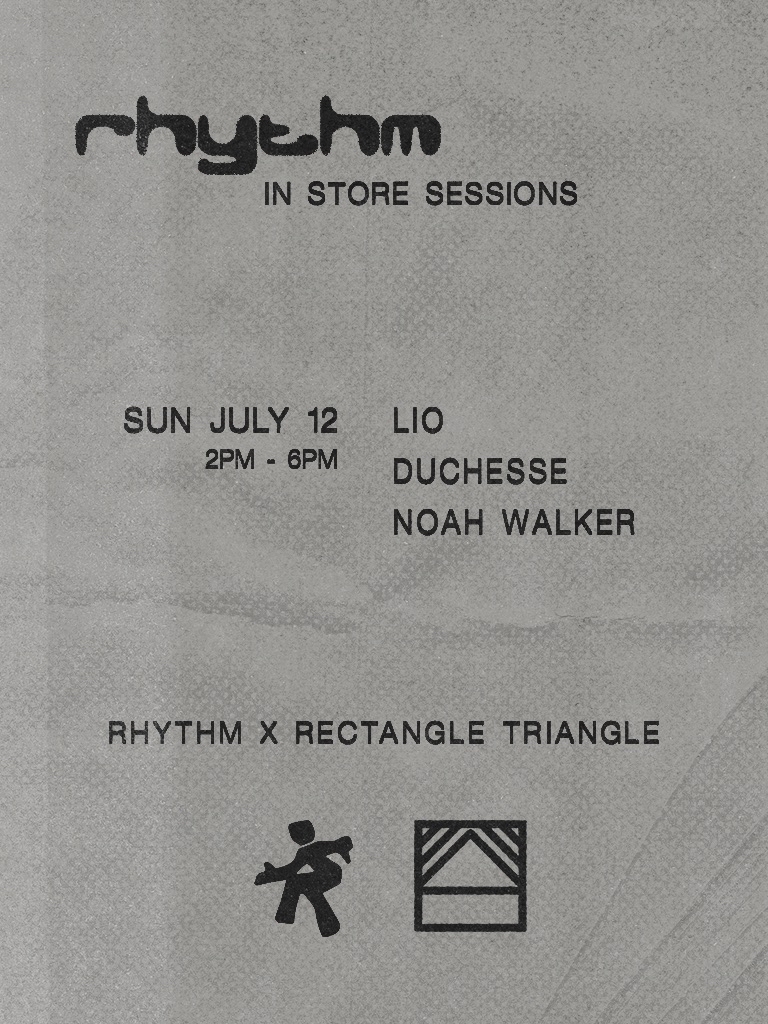Rhythm x Rectangle Triangle In Store Session